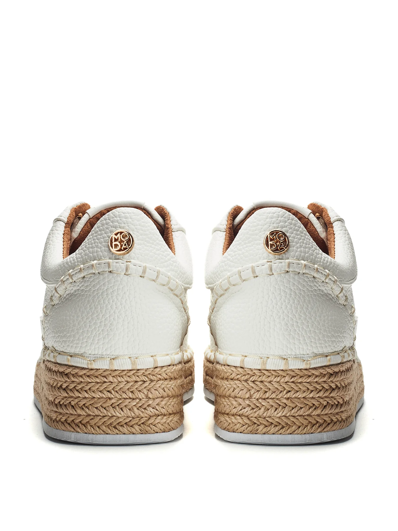Corie Lace Up Trainers White - Image 3