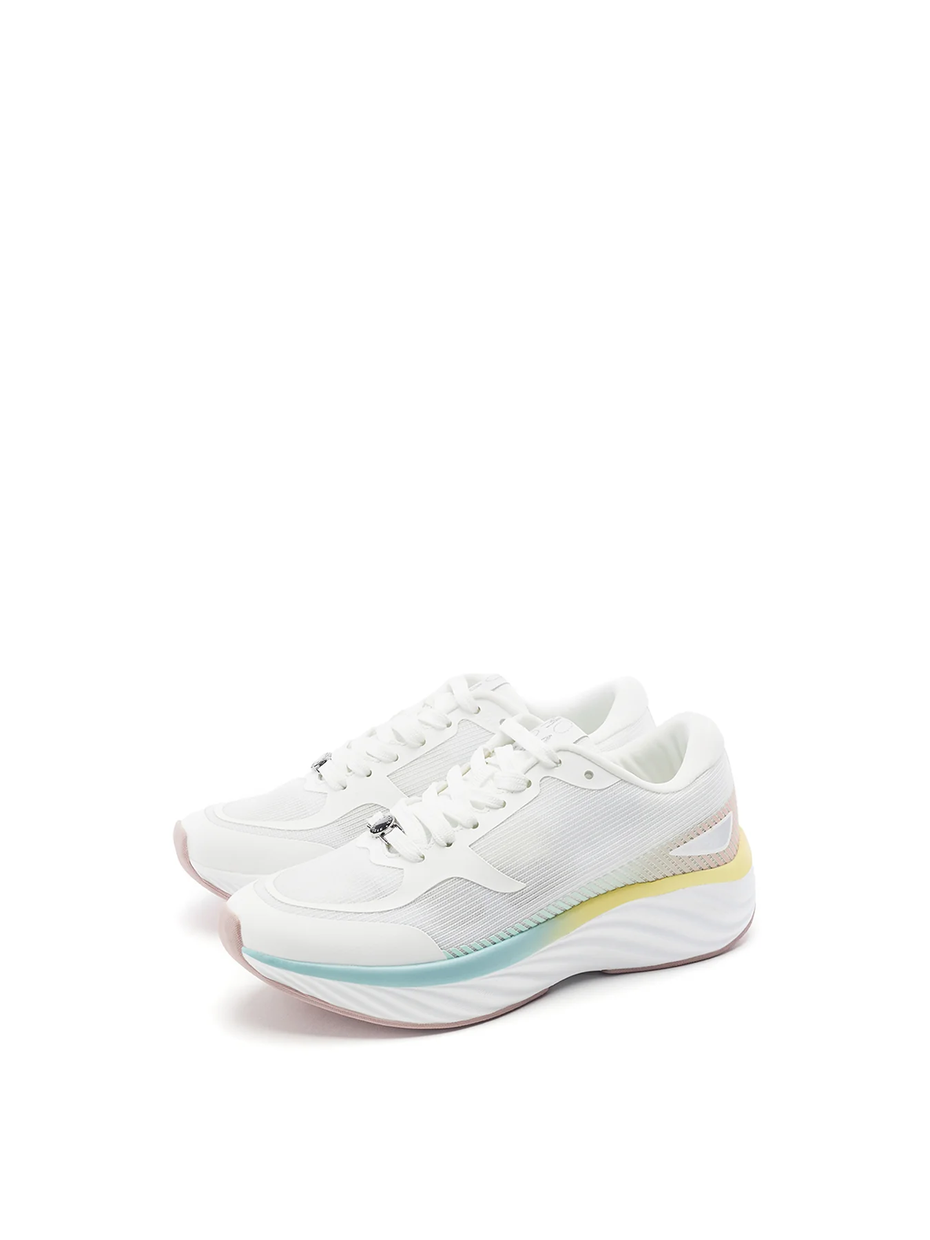 Damara Lace Up Trainers White - Image 2