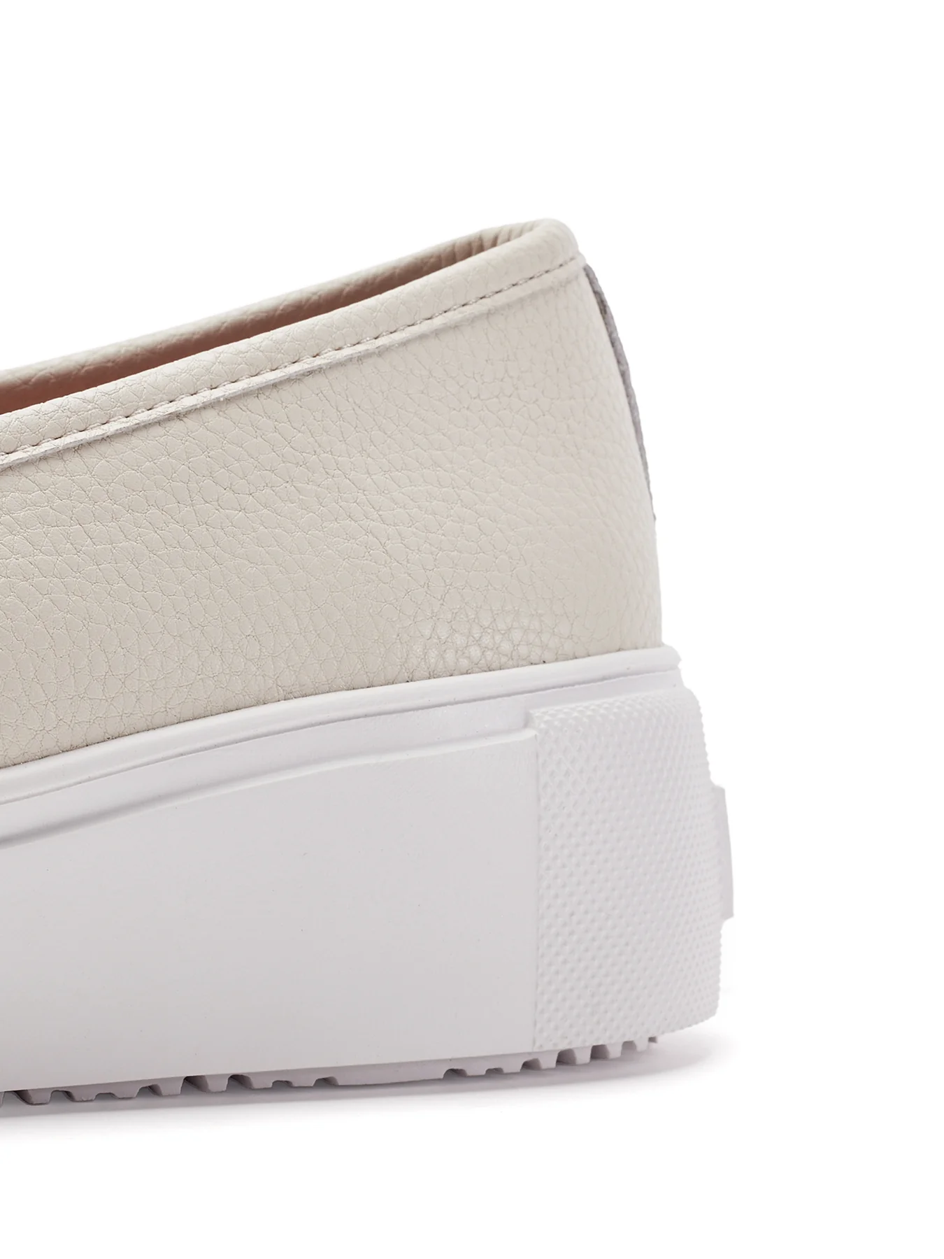 Ettala Leather Loafers White - Image 3