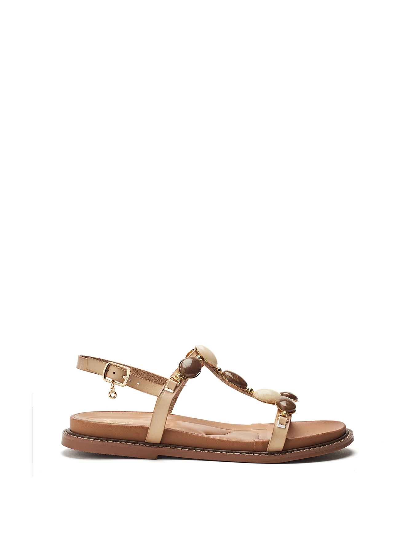 Nicca Flat Sandals White