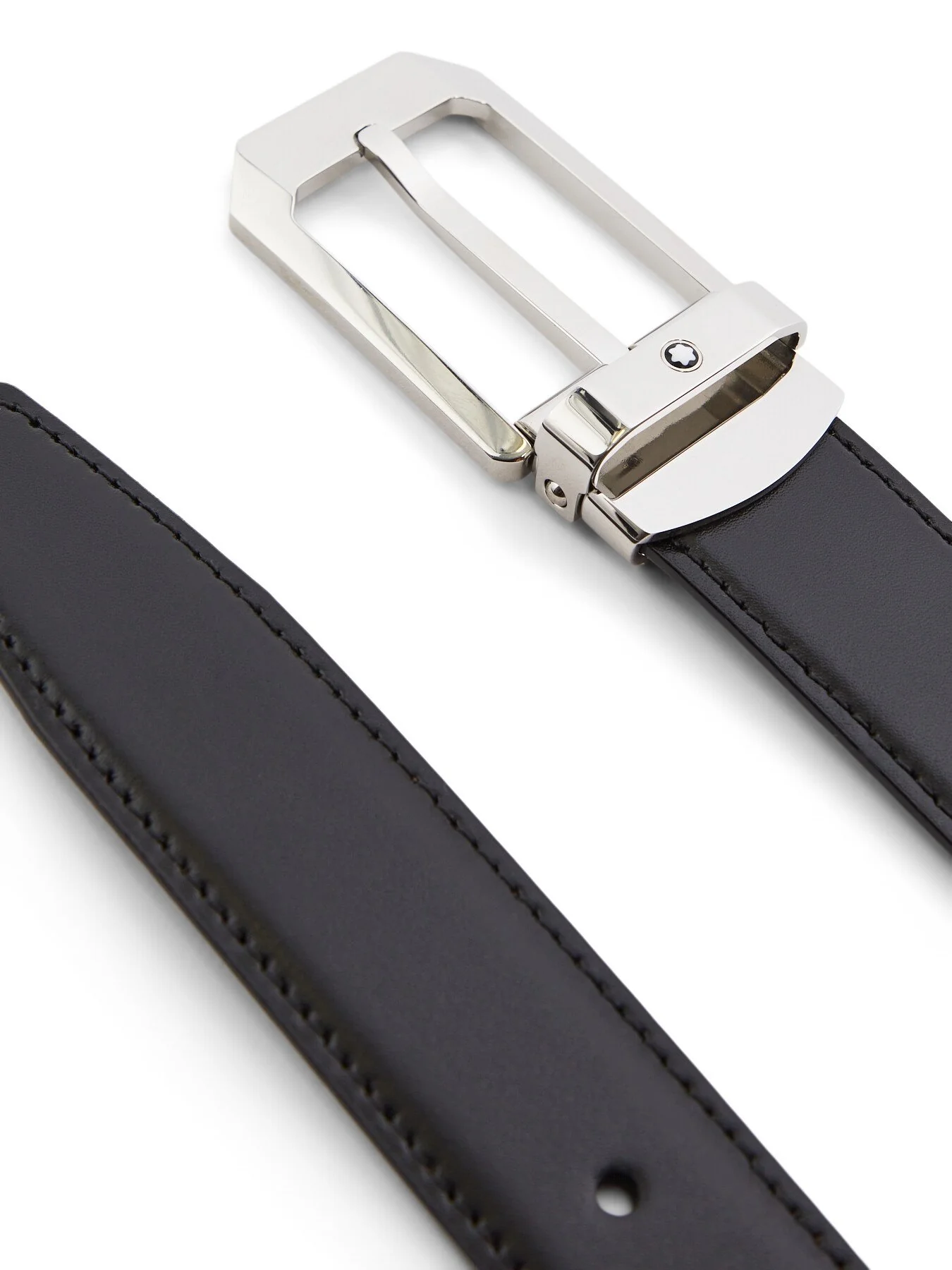 Rectangular Shiny Stainless Steel Pin Buckle Belt - Image 2