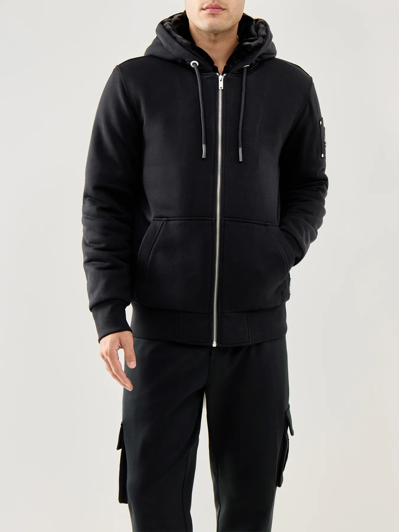 Classic Bunny Hoodie Black - Image 4