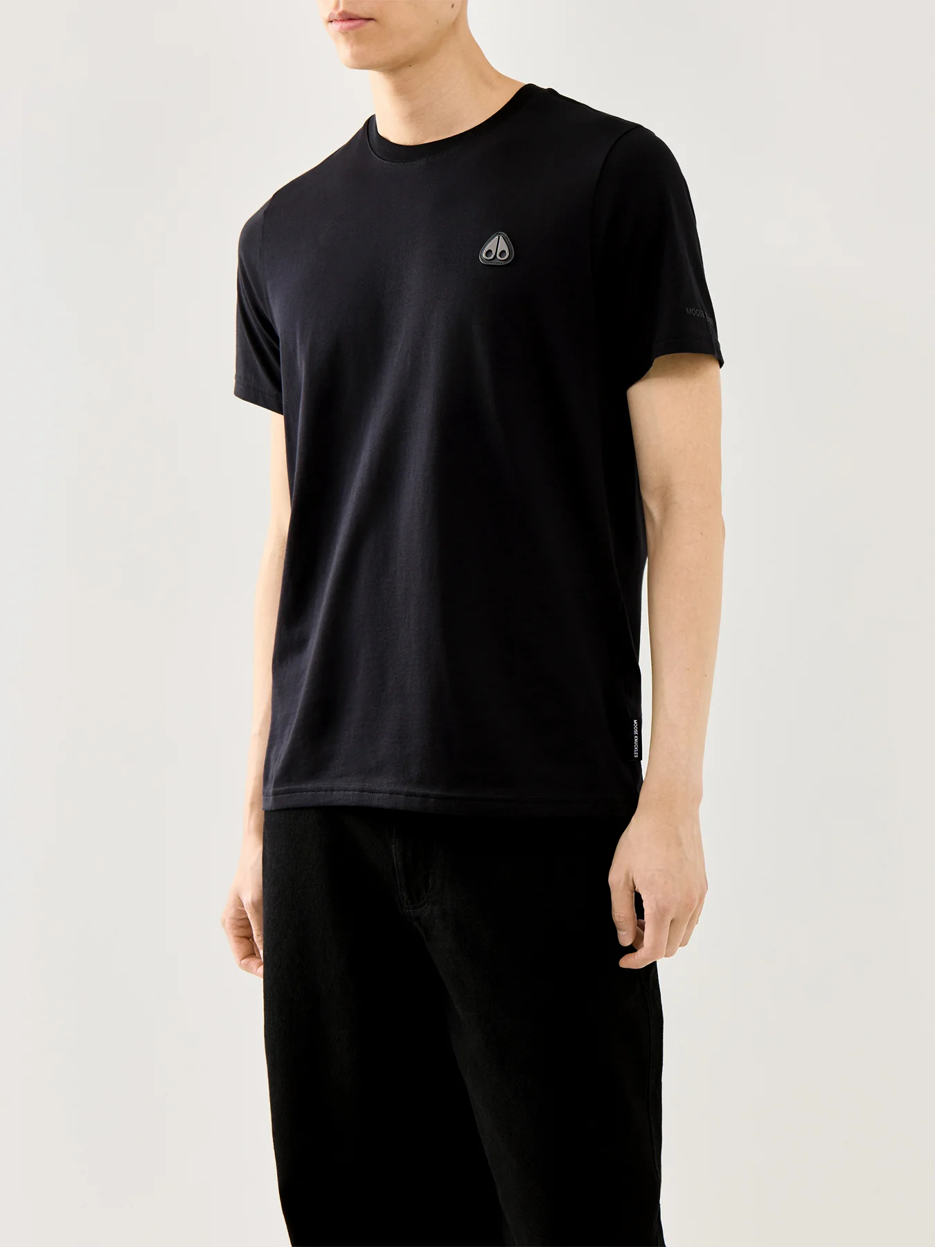 Crescent Short Sleeves Tee Black - Image 4