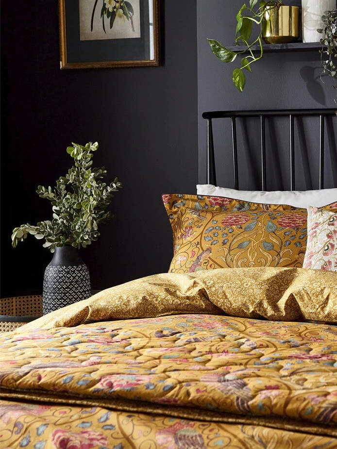 Seasons By May Duvet Cover Set Golden Yellow