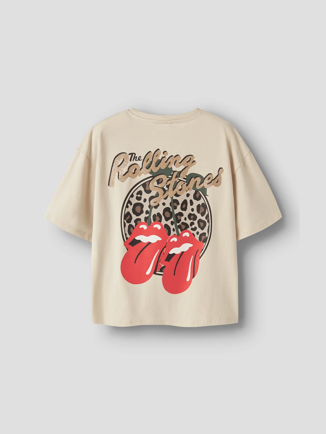 Kids’ Afema Relaxed T-Shirt Beige - Image 2
