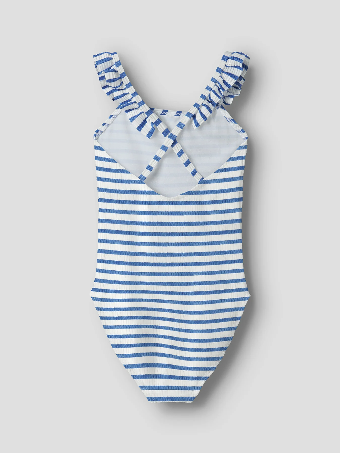Kids’ Zip Swimsuit Blue - Image 2