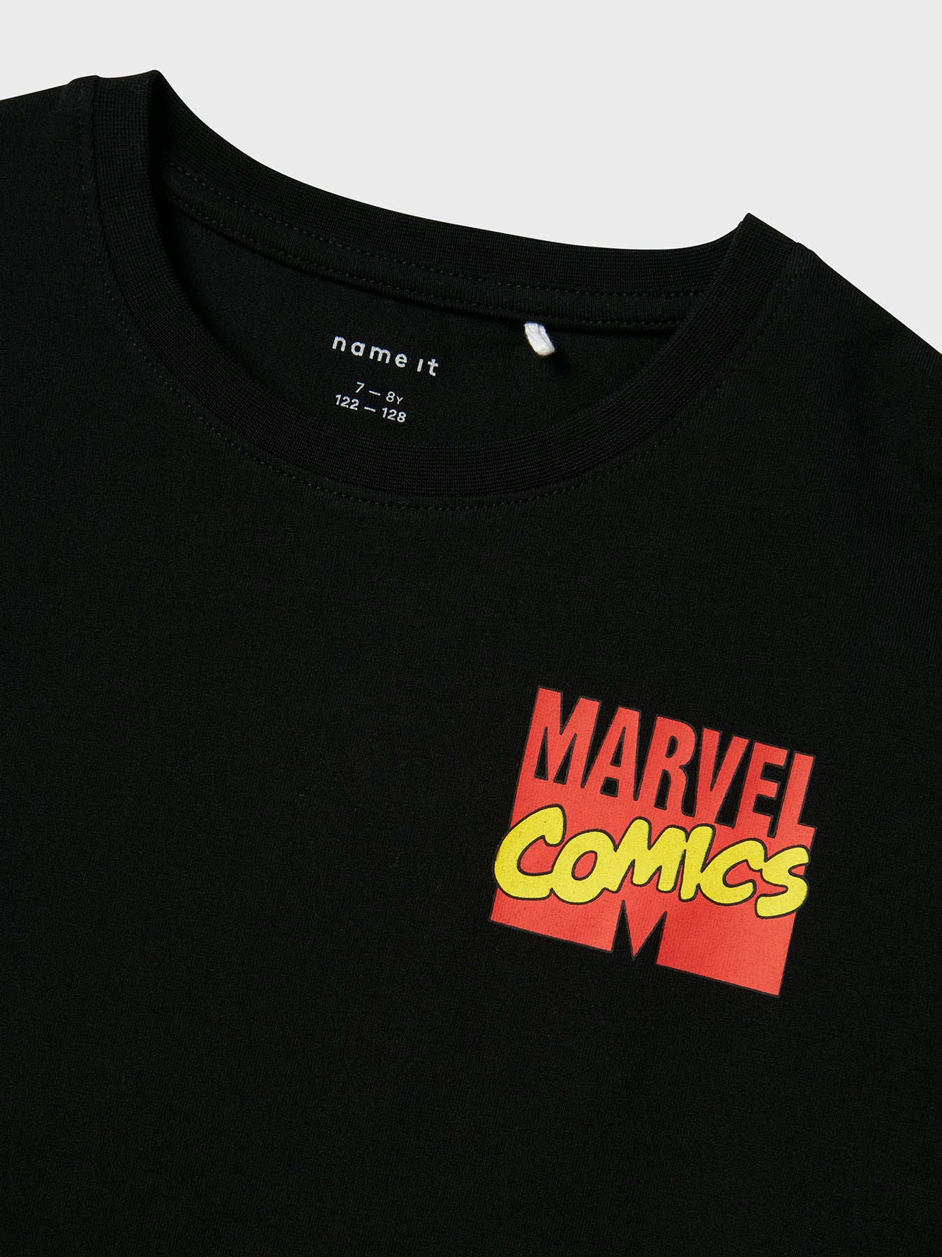 Kids’ Marvel Graphic T-Shirt Black - Image 3
