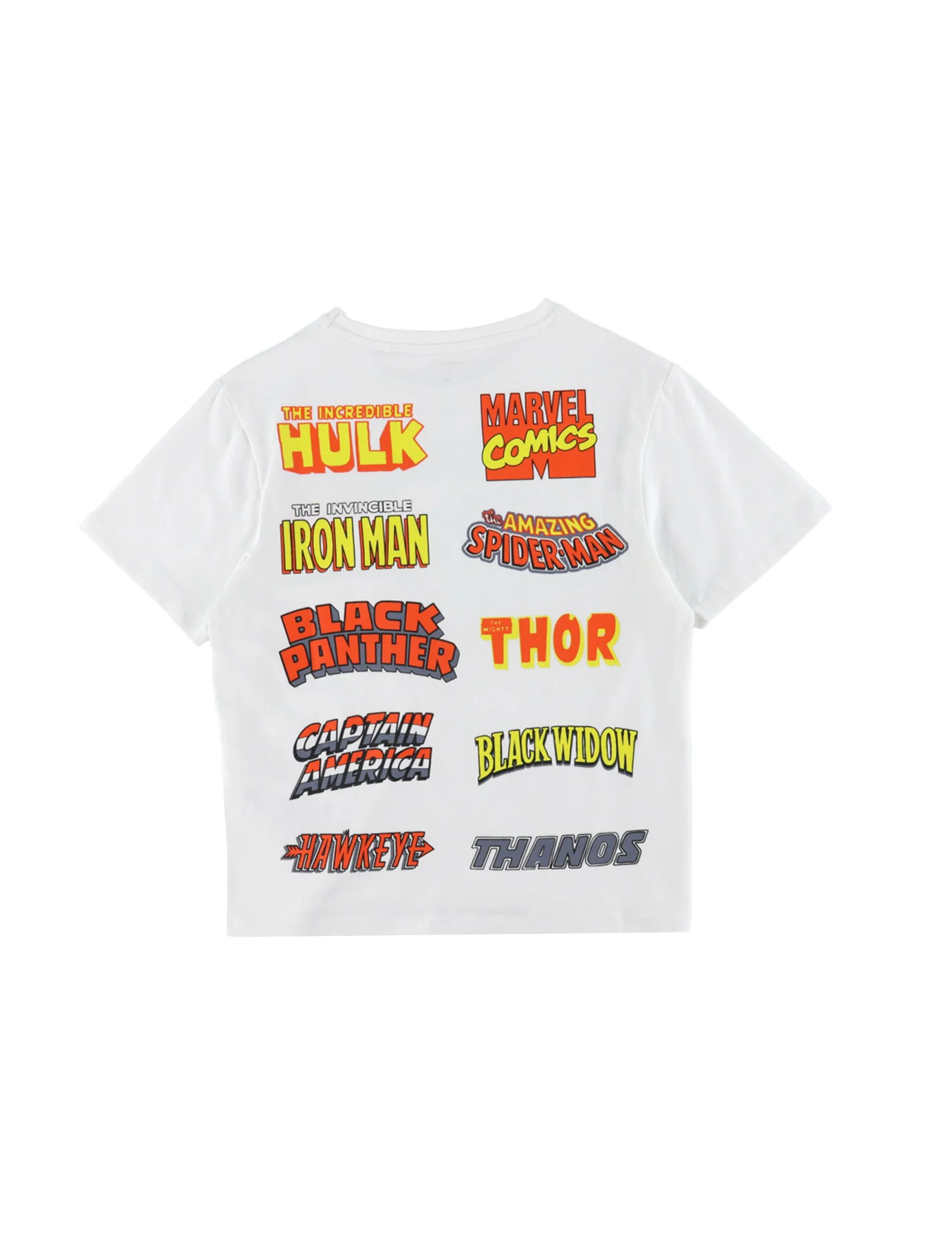 Kids’ Marvel Graphic T-Shirt Black - Image 5