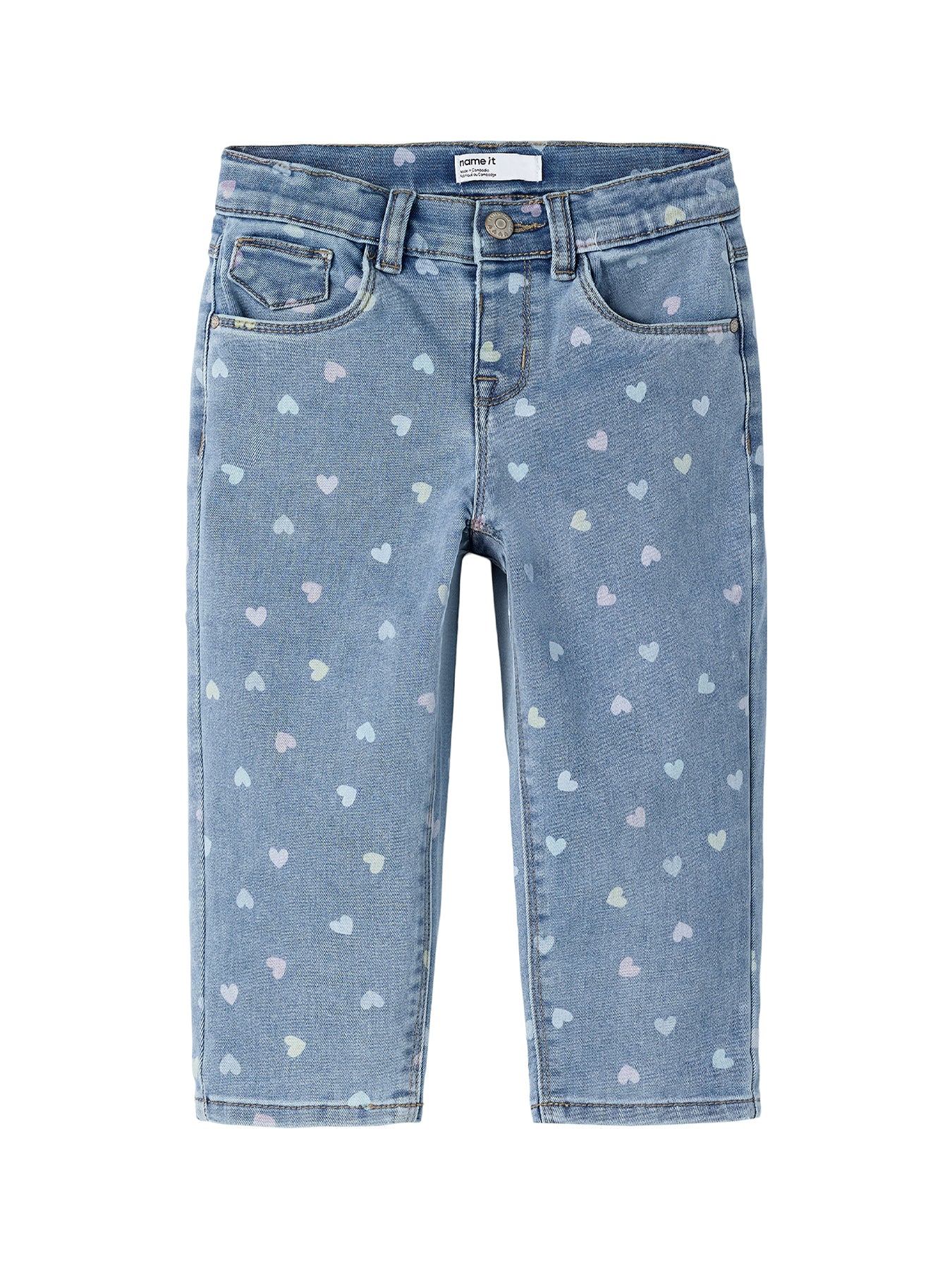 Kids' Bella Mom Fit Jeans Blue