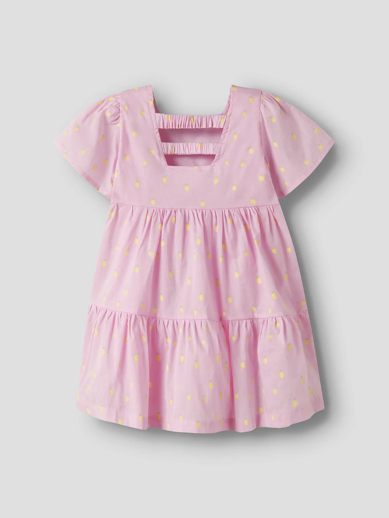 Kids’ Short Sleeve Dress Pink - Image 2
