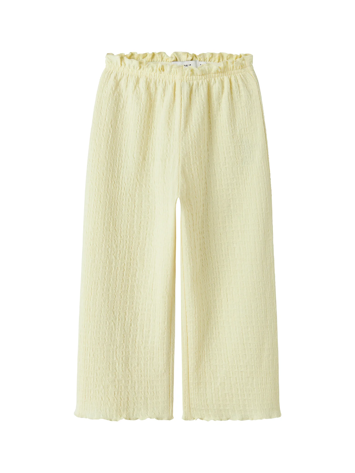 Kids’ Wide Leg Trousers Cream