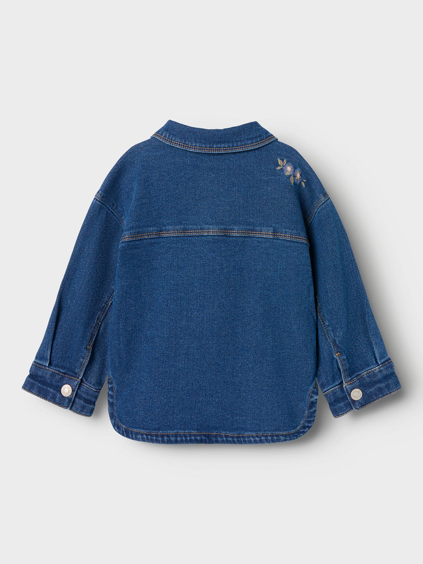 Baby Denim Jacket Dark Blue - Image 2