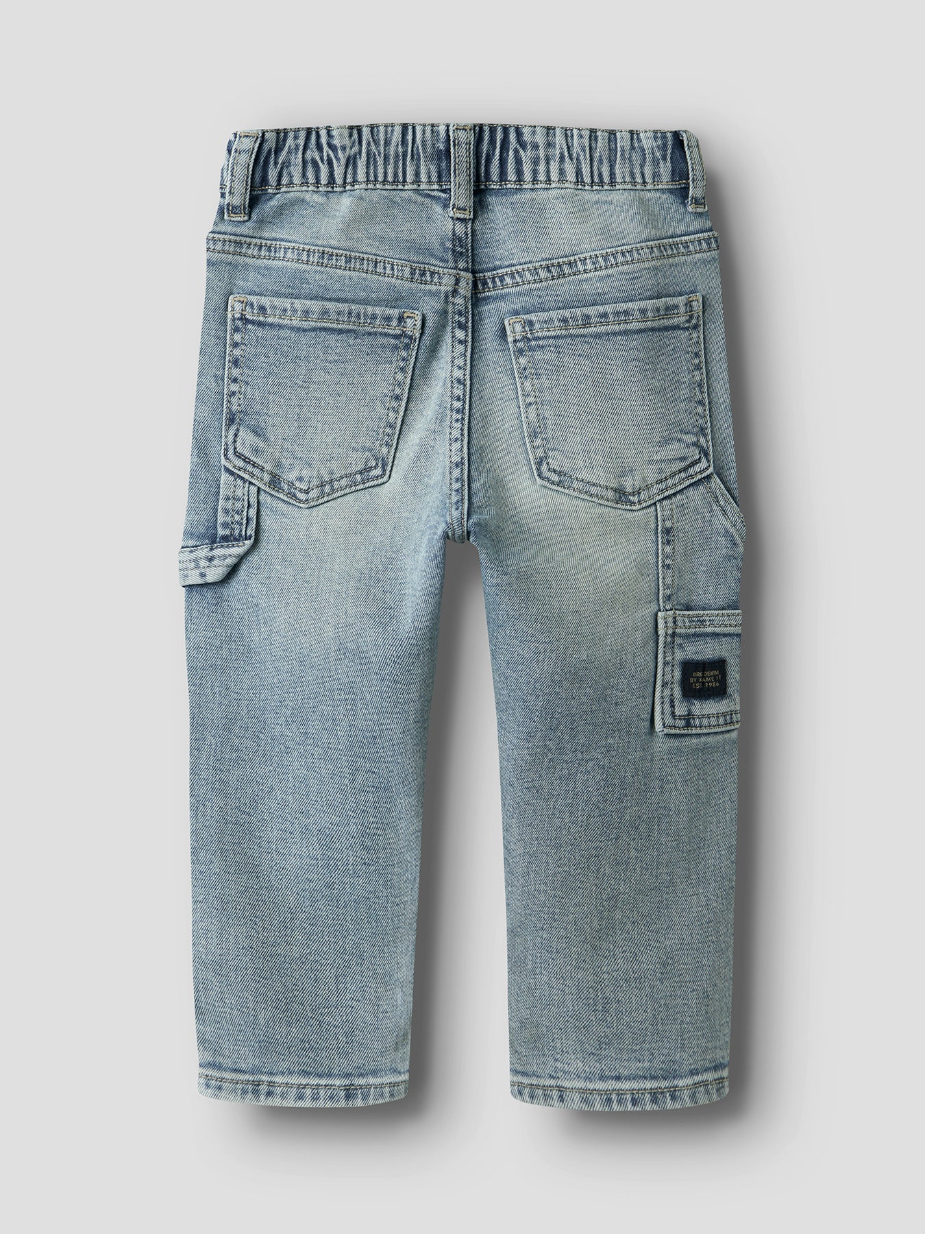 Kids’ Tap Tapered Jeans Blue - Image 3