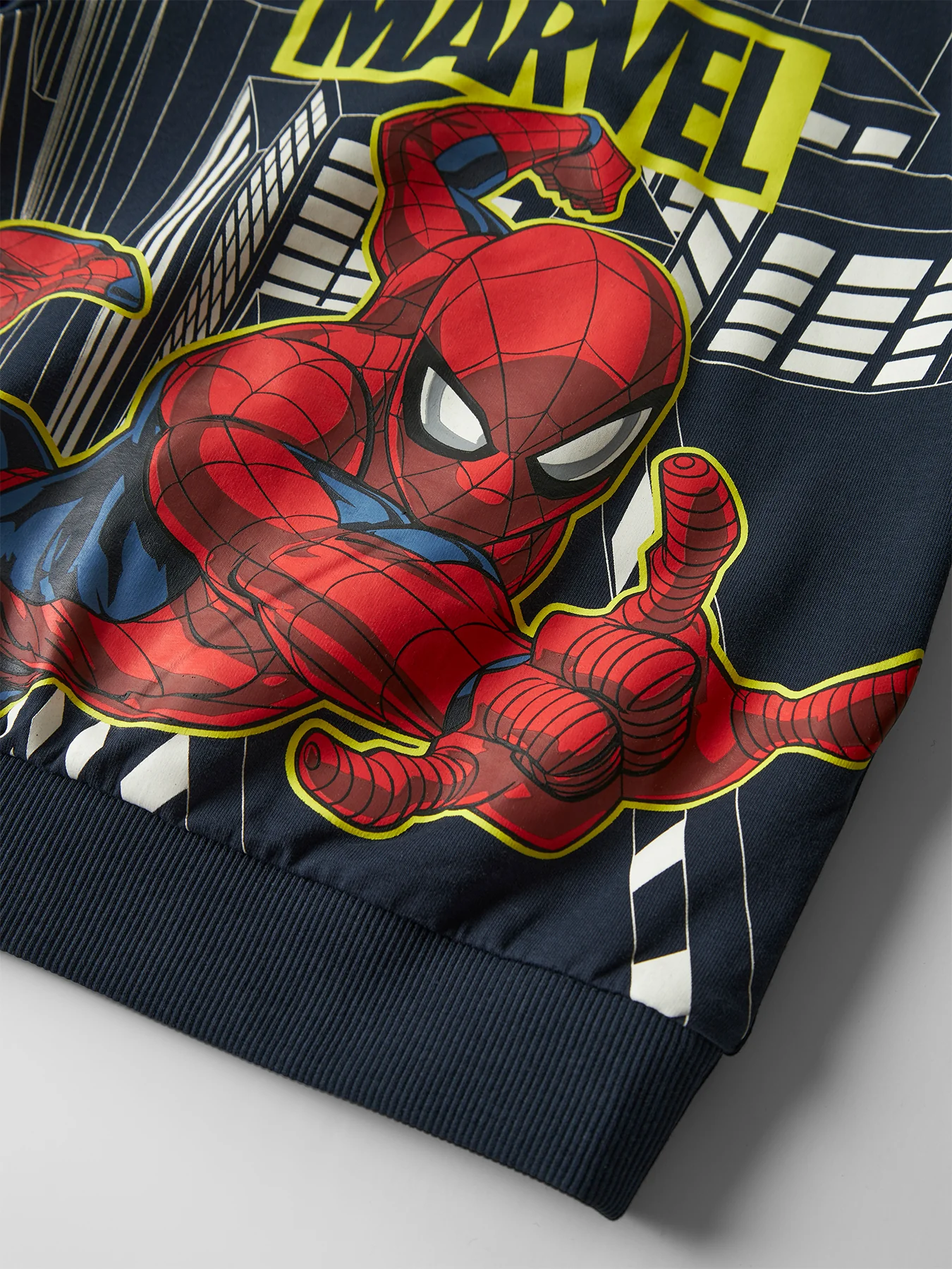 Kids' Spider Graphic Sweatshirt Navy - Image 3