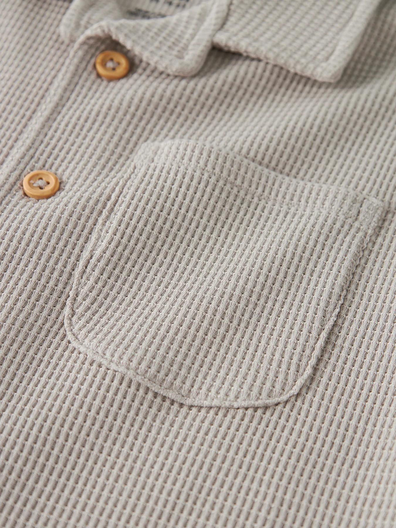 Kids’ Harve Short Sleeve Shirt Grey - Image 3