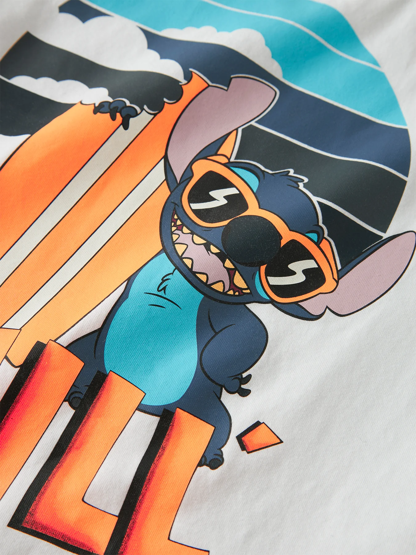 Kids’ Stitch Short Sleeve T-Shirt White - Image 3