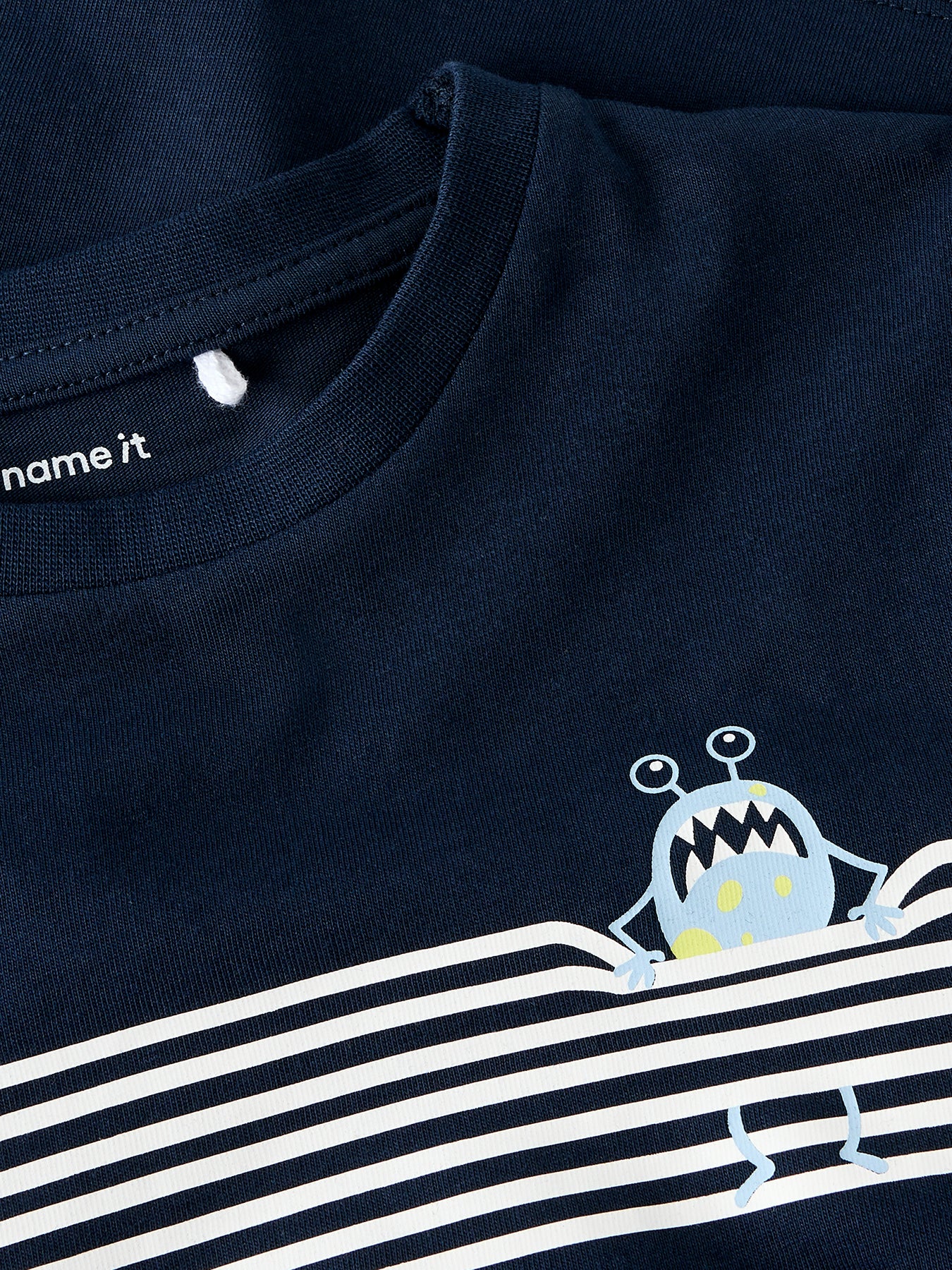 Kids' Monster Long Sleeve Top Navy - Image 3