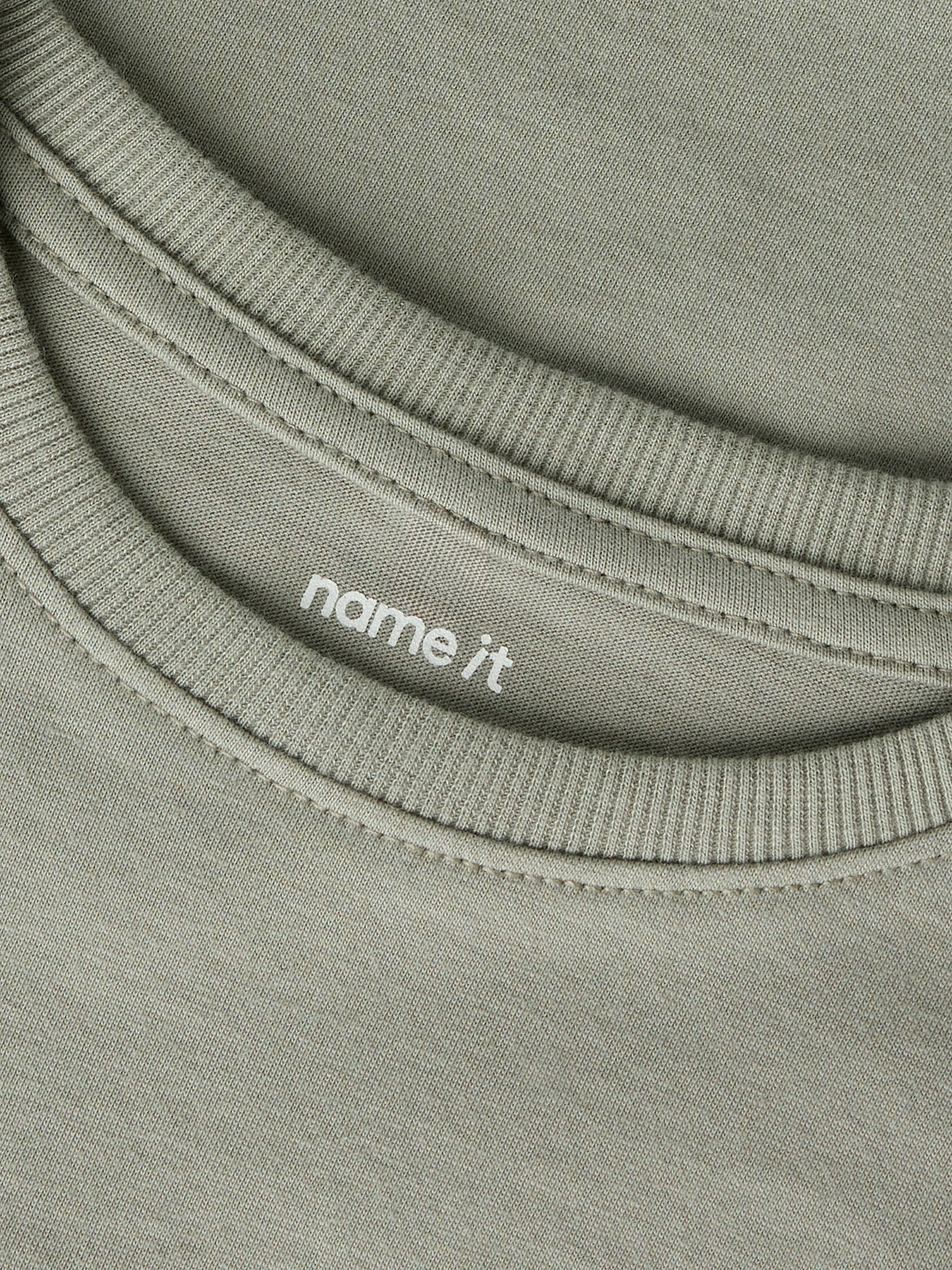 Kids’ Vobbo Short Sleeve Top Khaki - Image 3