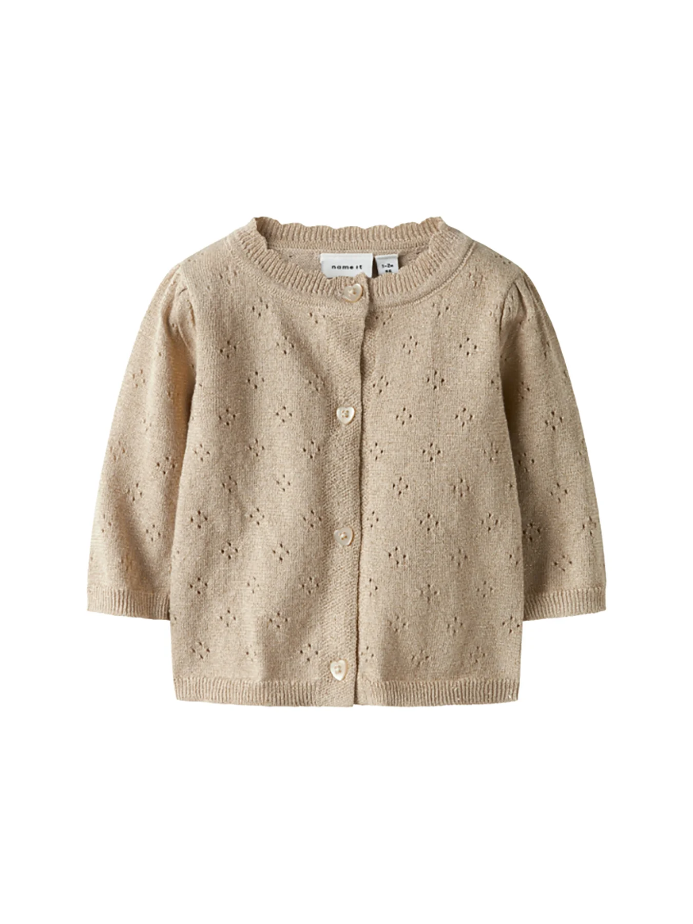 Baby Frolia Knit Cardigan Dusty Pink