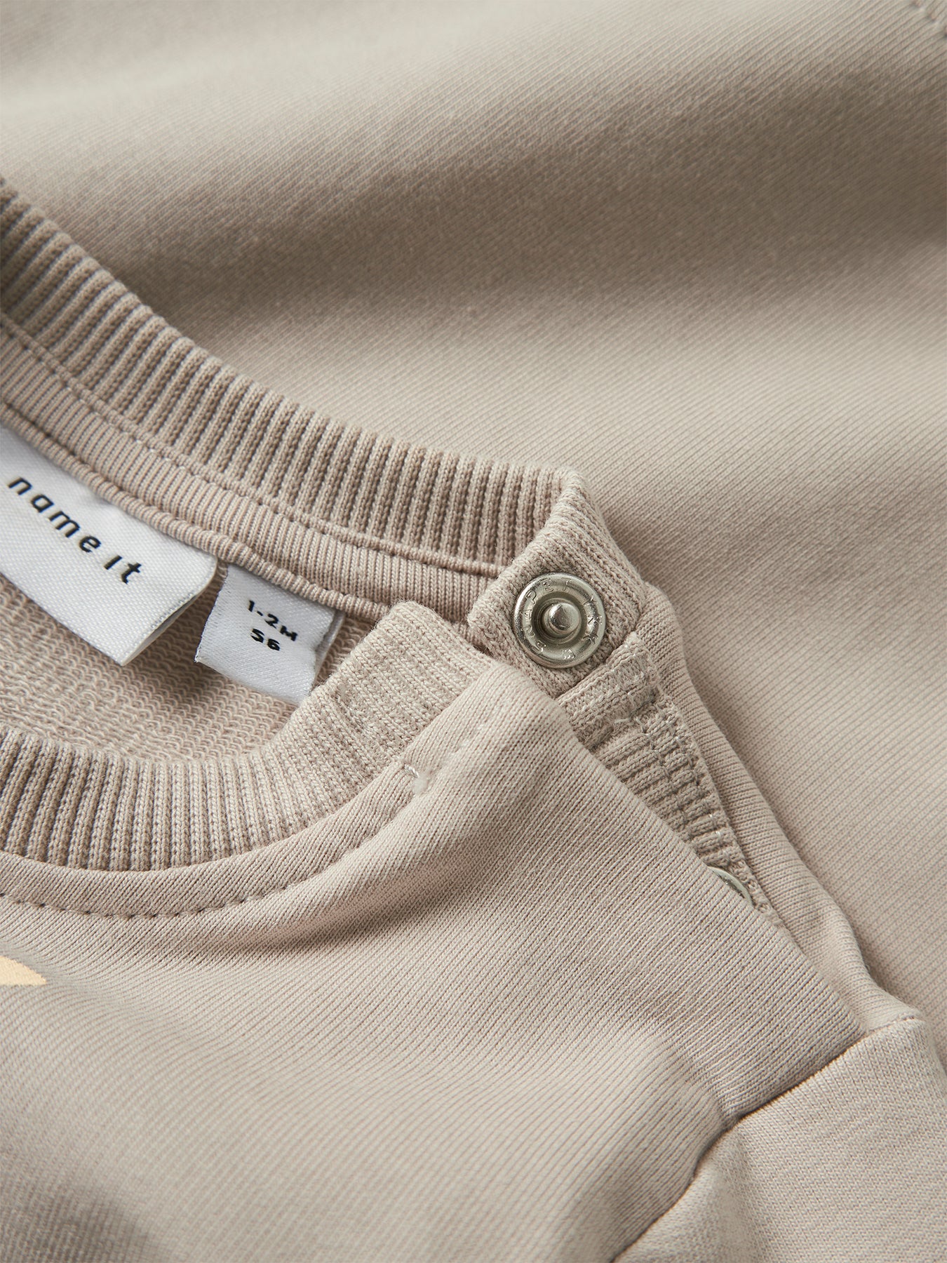 Baby Long Sleeve Sweatshirt Beige - Image 3