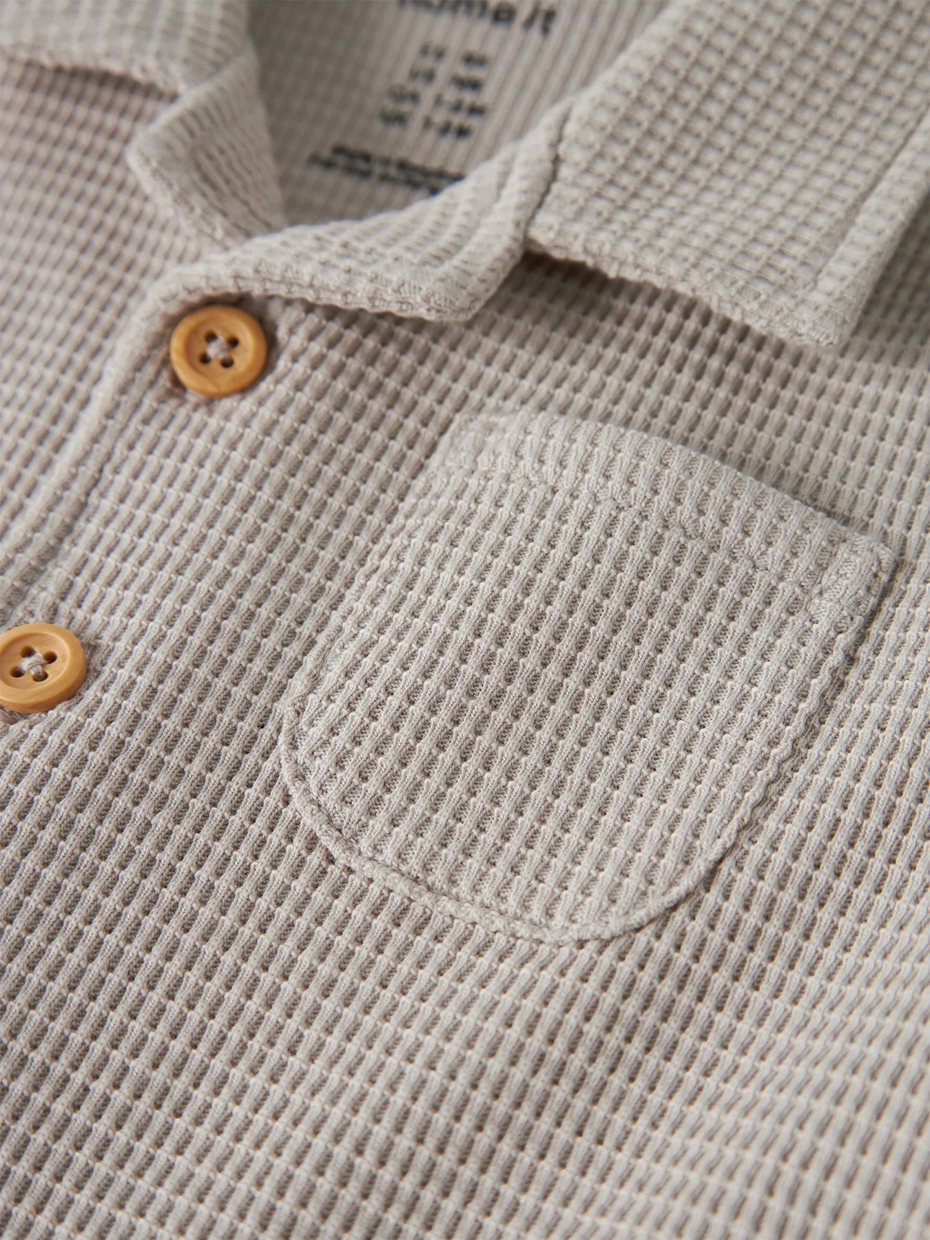 Baby Husk Short Sleeve Shirt Beige - Image 3