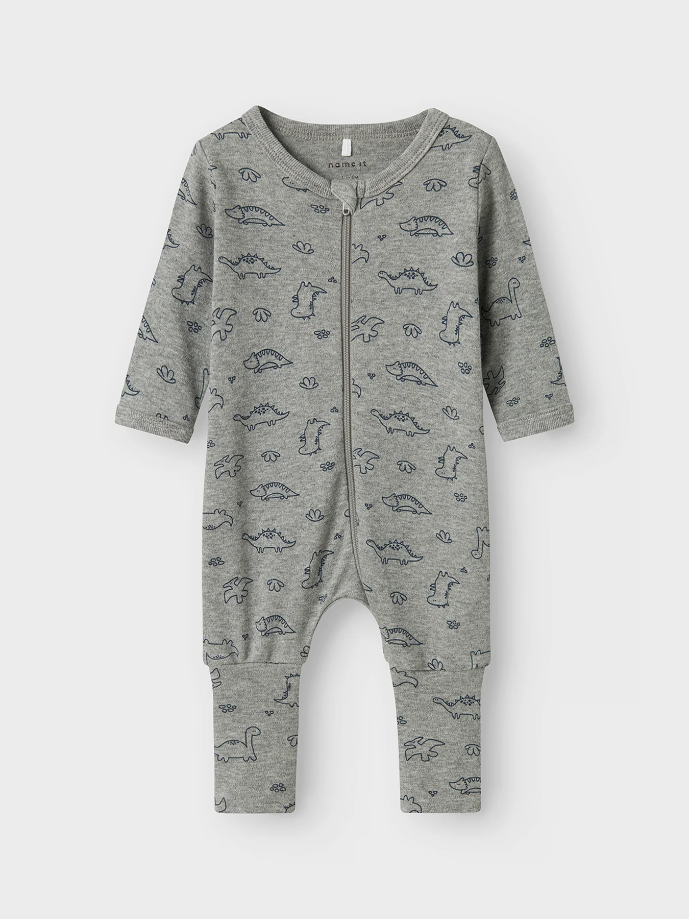 Kids' 2 Pack Baby Grow Grey & Black - Image 2
