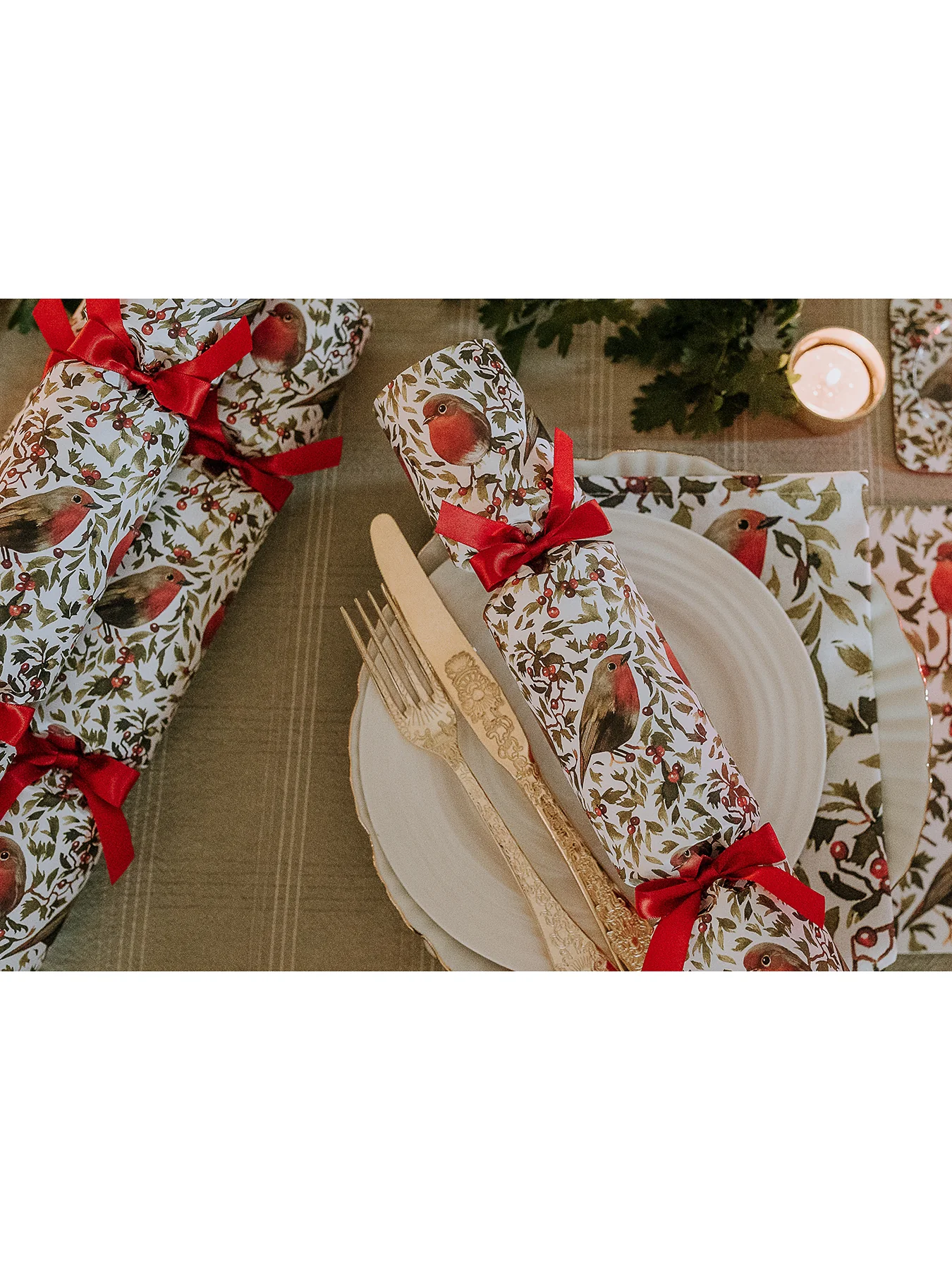 Robins Christmas Crackers 33cm - Image 2