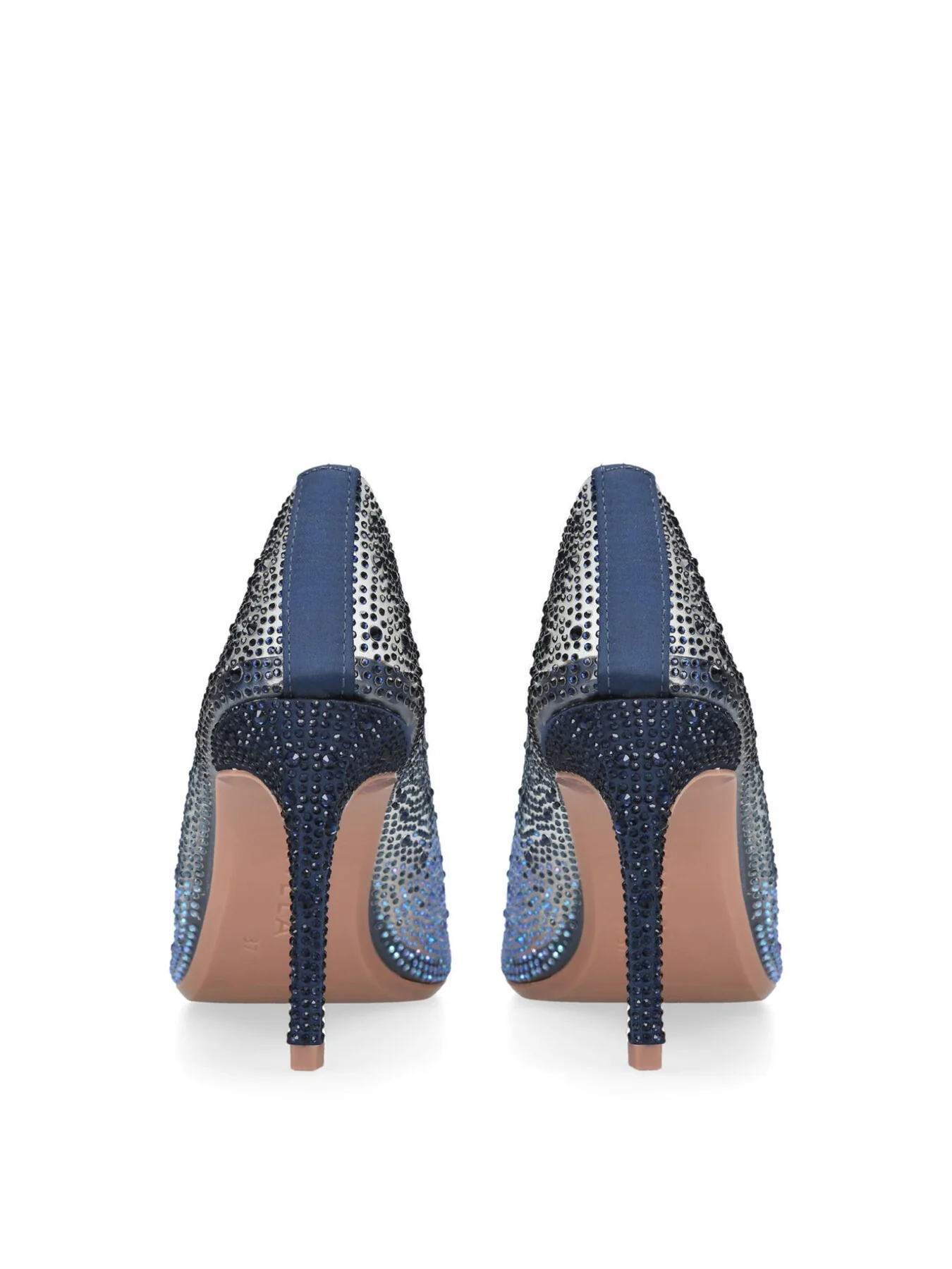 Lovebird Vinyl Heels Navy - Image 3