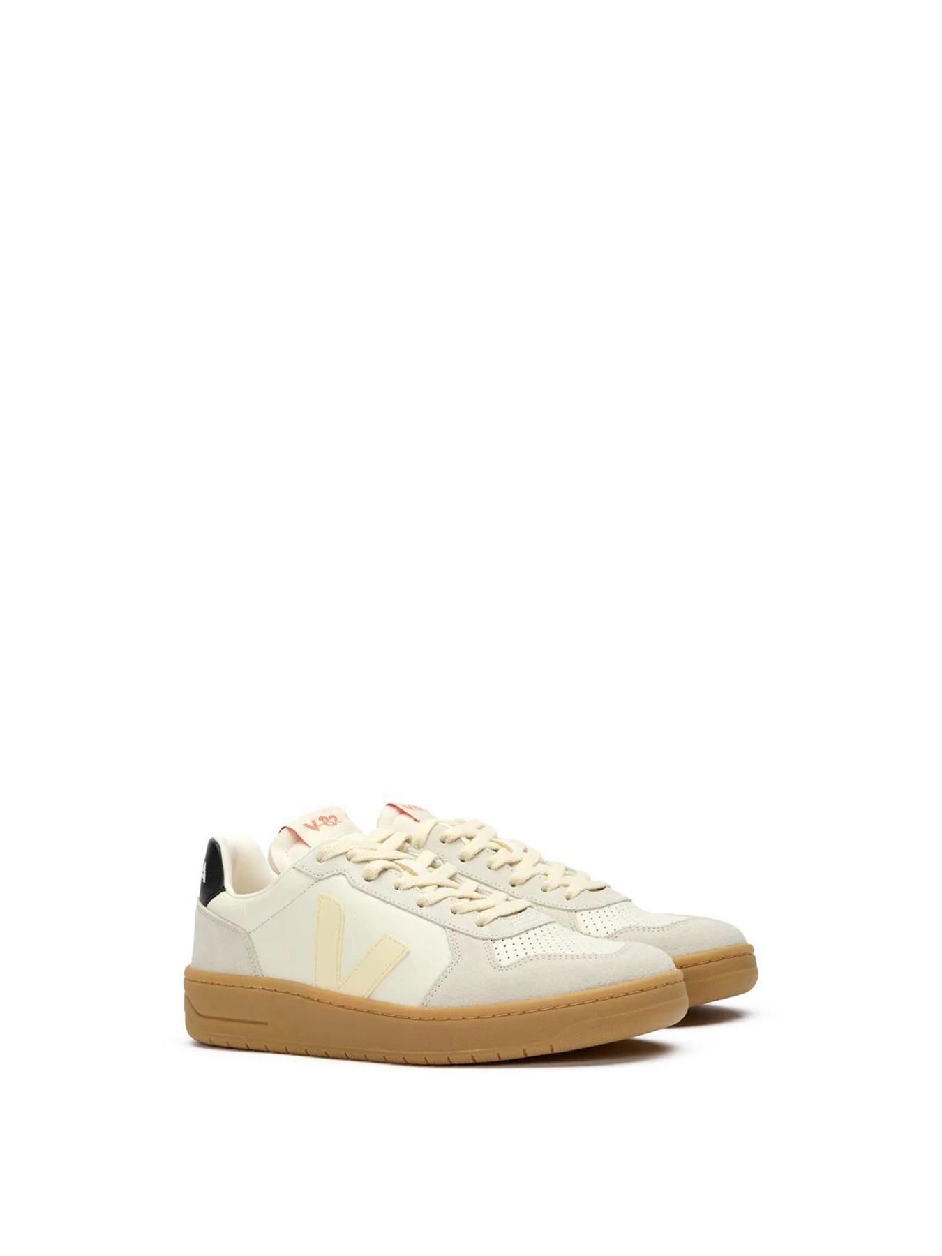 V-82 Leather Trainers Calcaire - Image 2