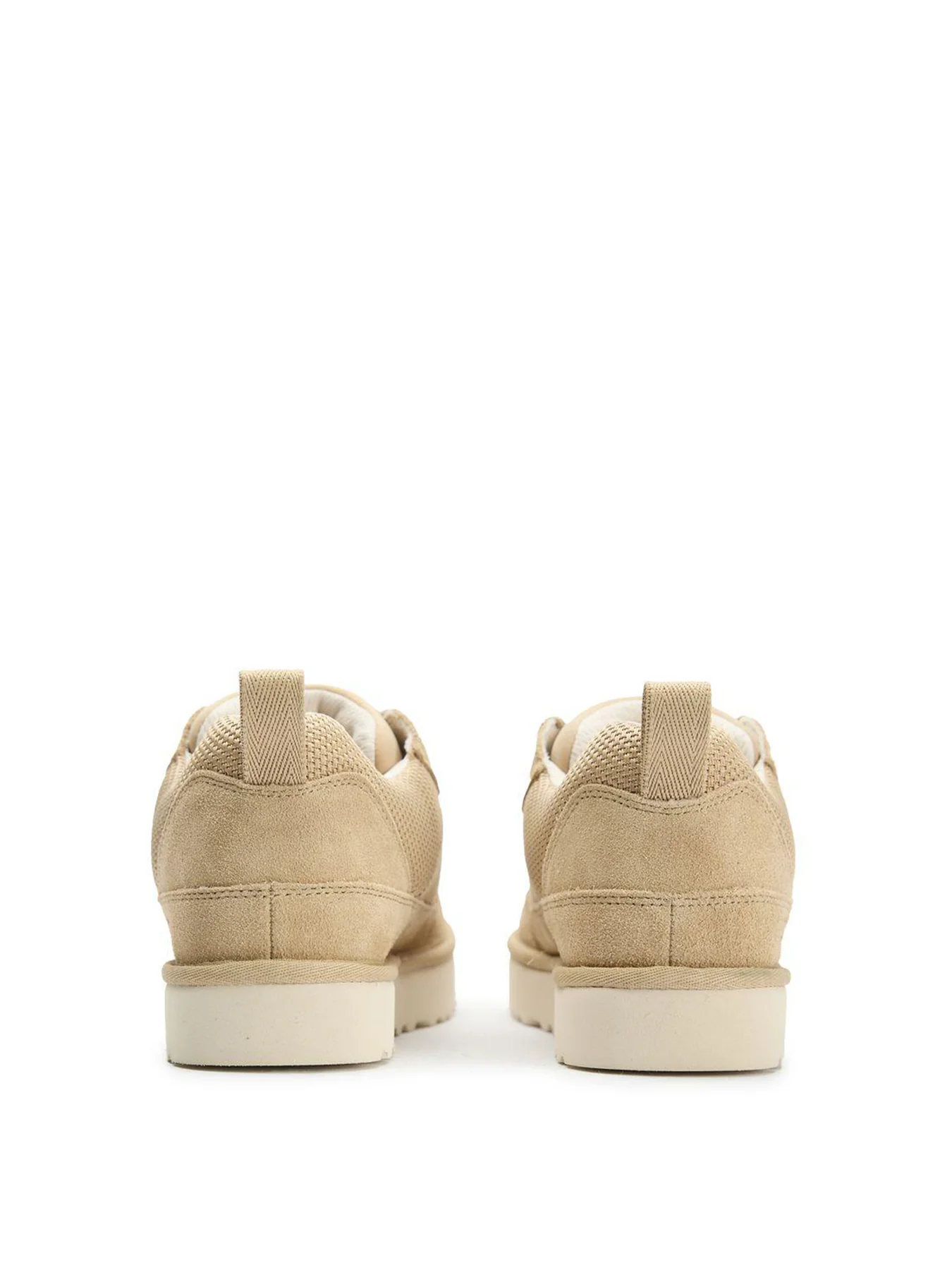 Womens Lowmel Suede Trainers Sand - Image 3