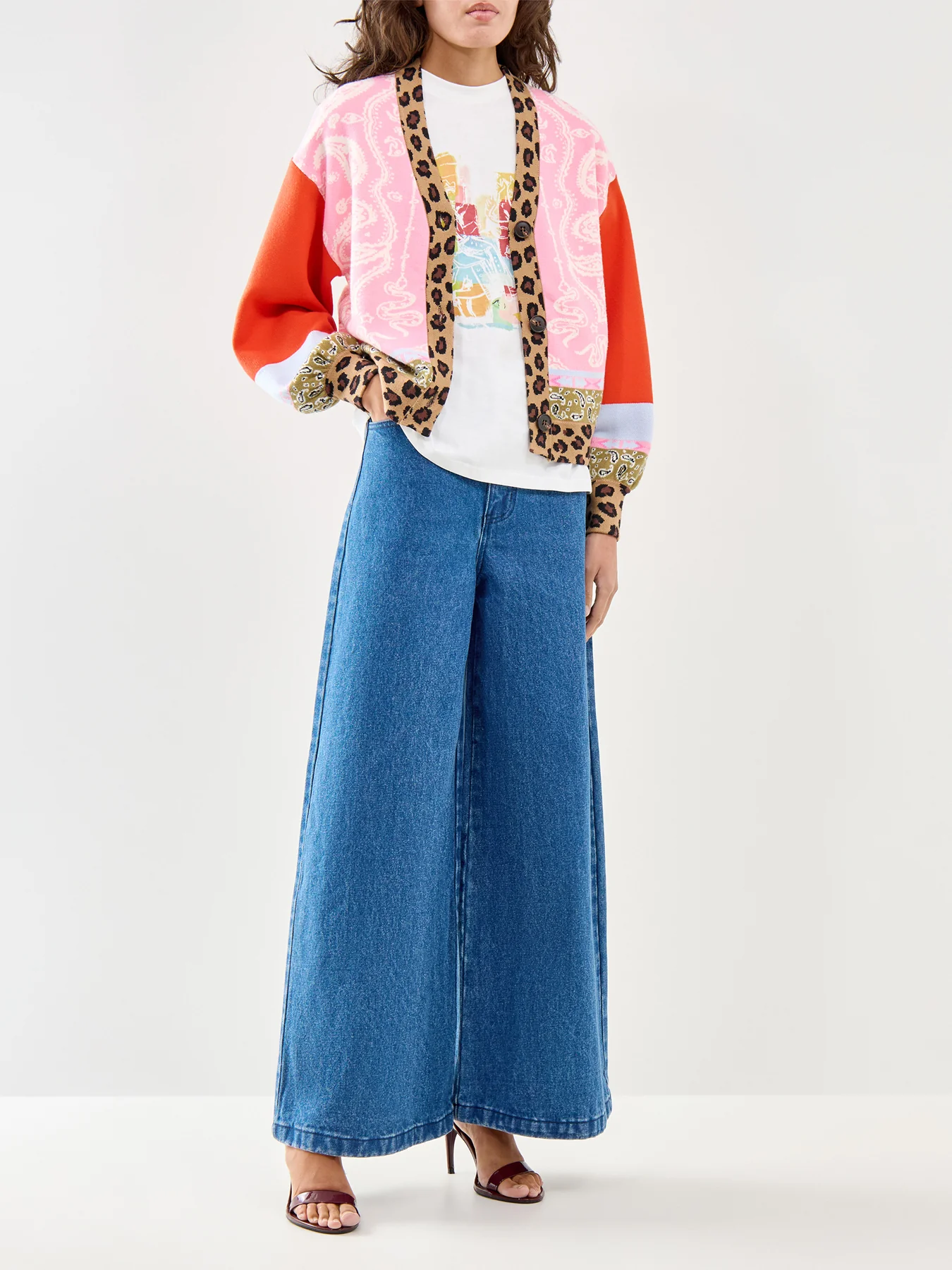 Palazzo Jan Jeans Blue - Image 2