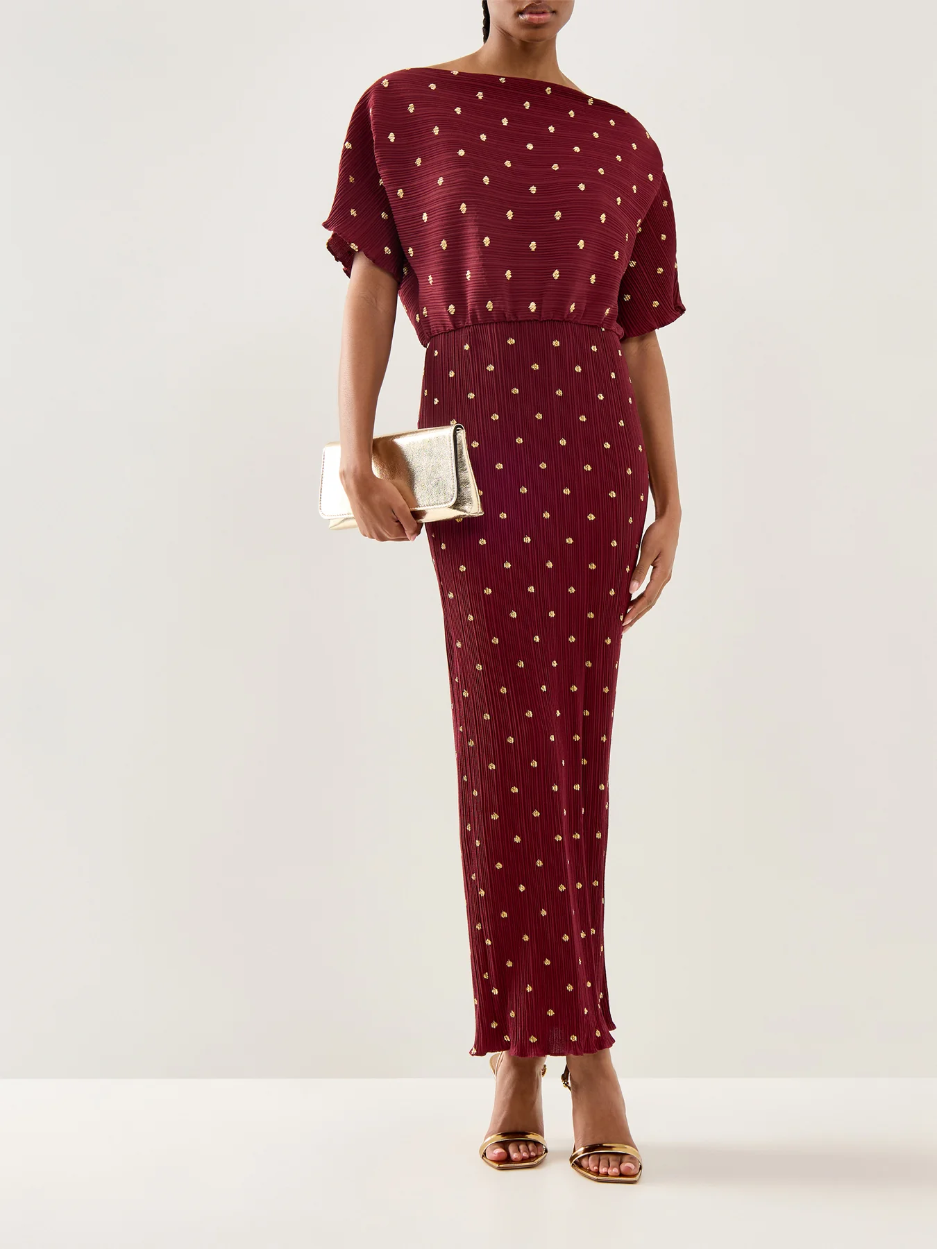 Tilly Midi Dress Red - Image 2