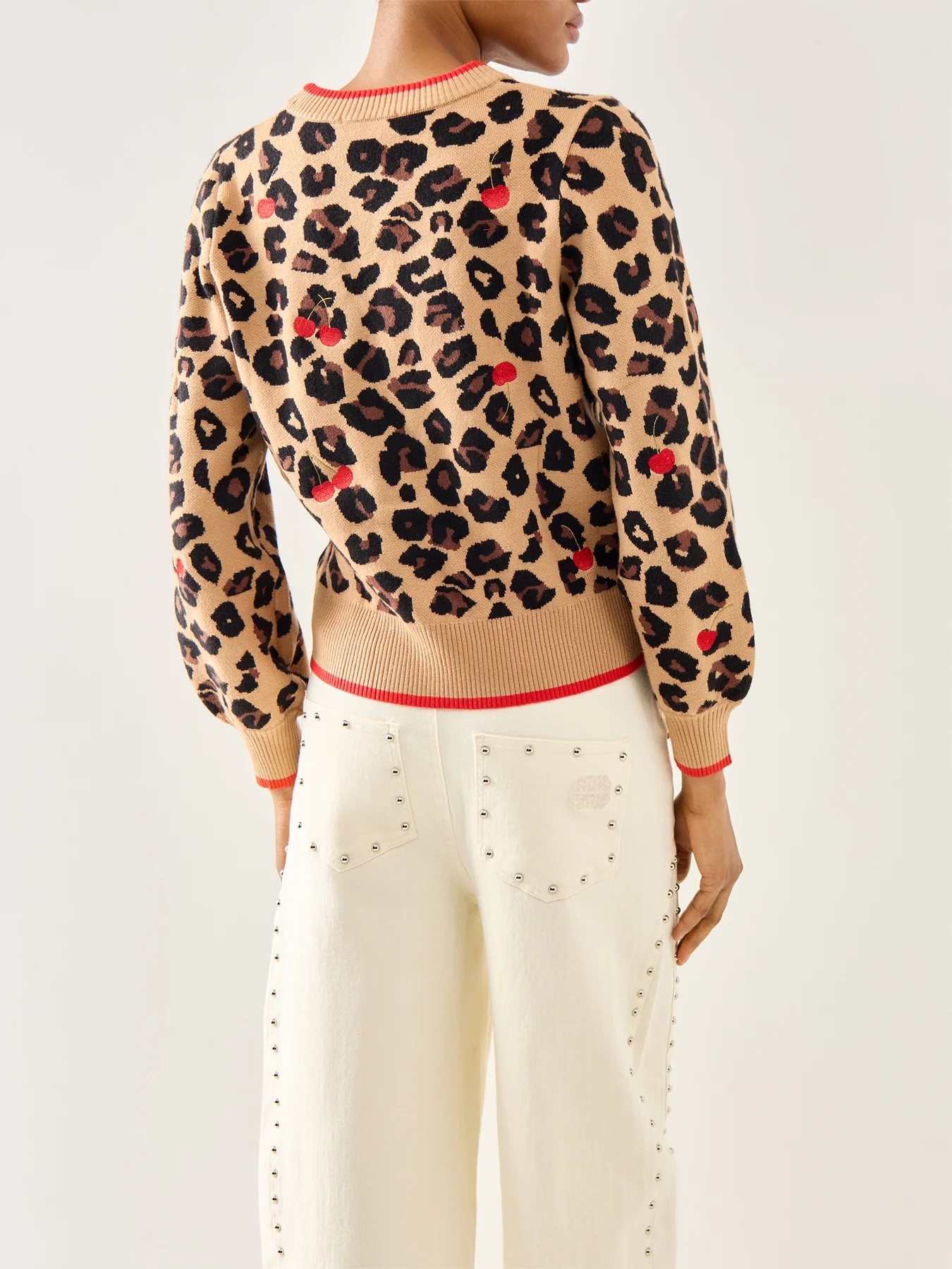 Cherry Leopard Cardigan - Image 5