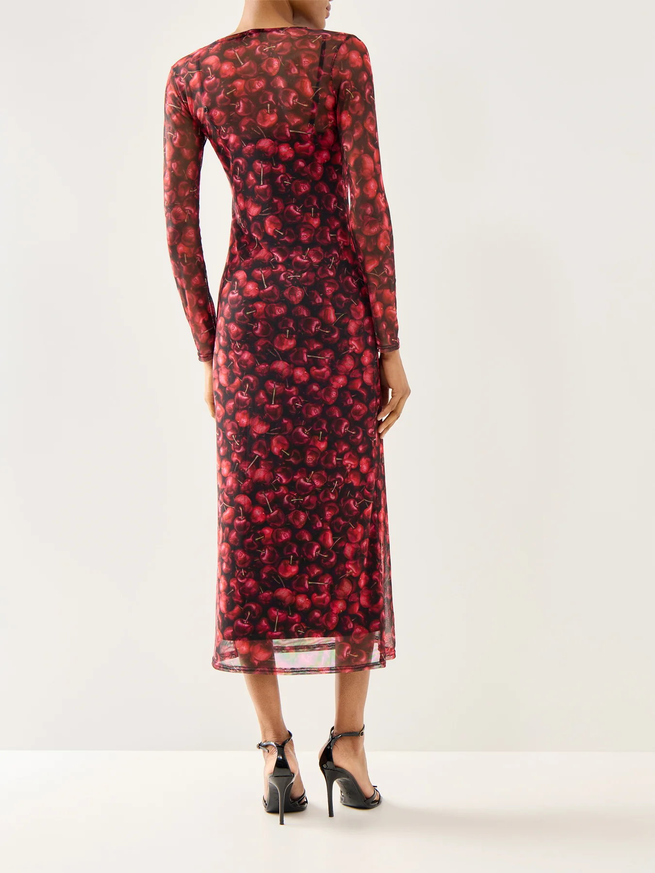 Cherry Mesh Soho Dress Red - Image 5