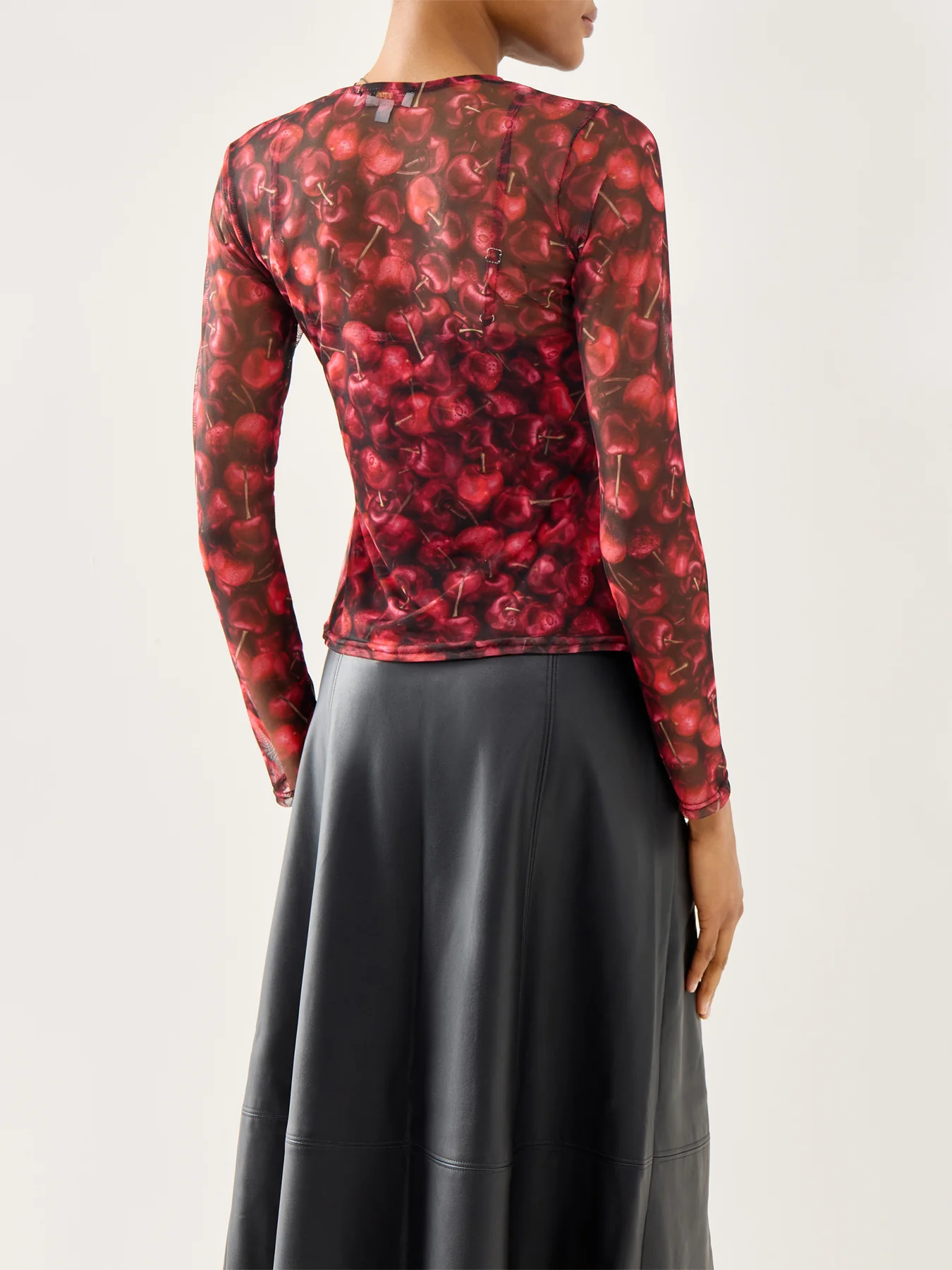 Cherry Mesh Top Red - Image 5