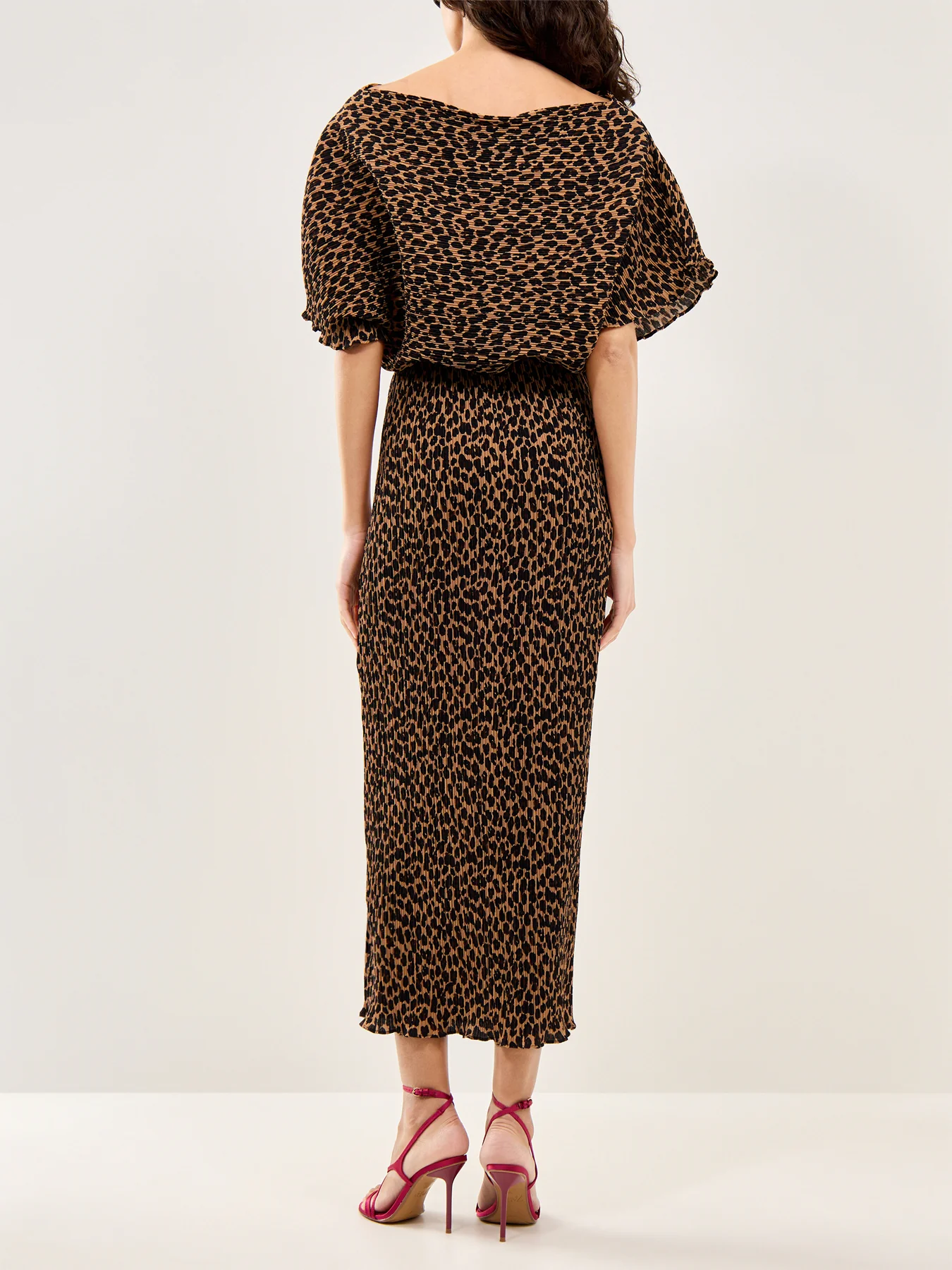 Lucia Tilly Dress Leopard - Image 5