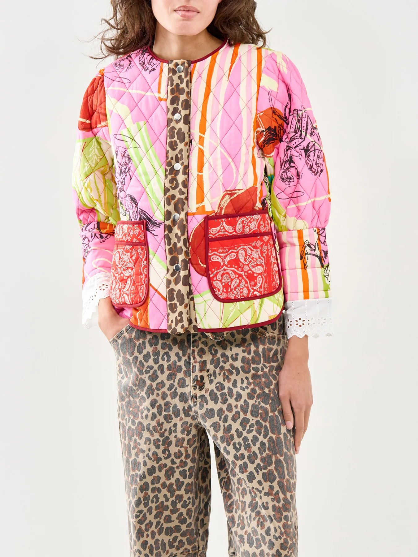 Dallas Reversible Jacket Multi - Image 4