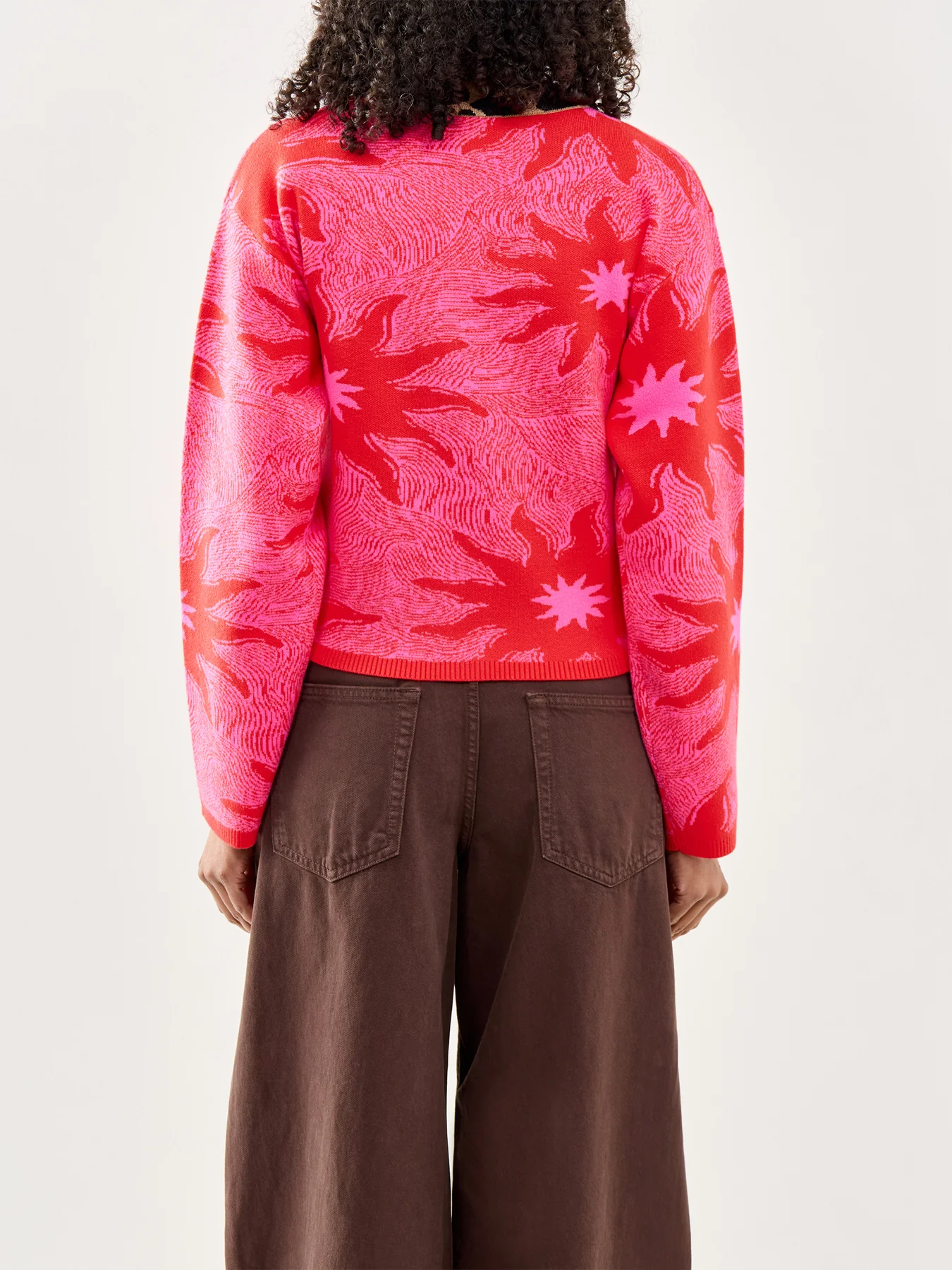Pink Soleil Cardigan Red - Image 5