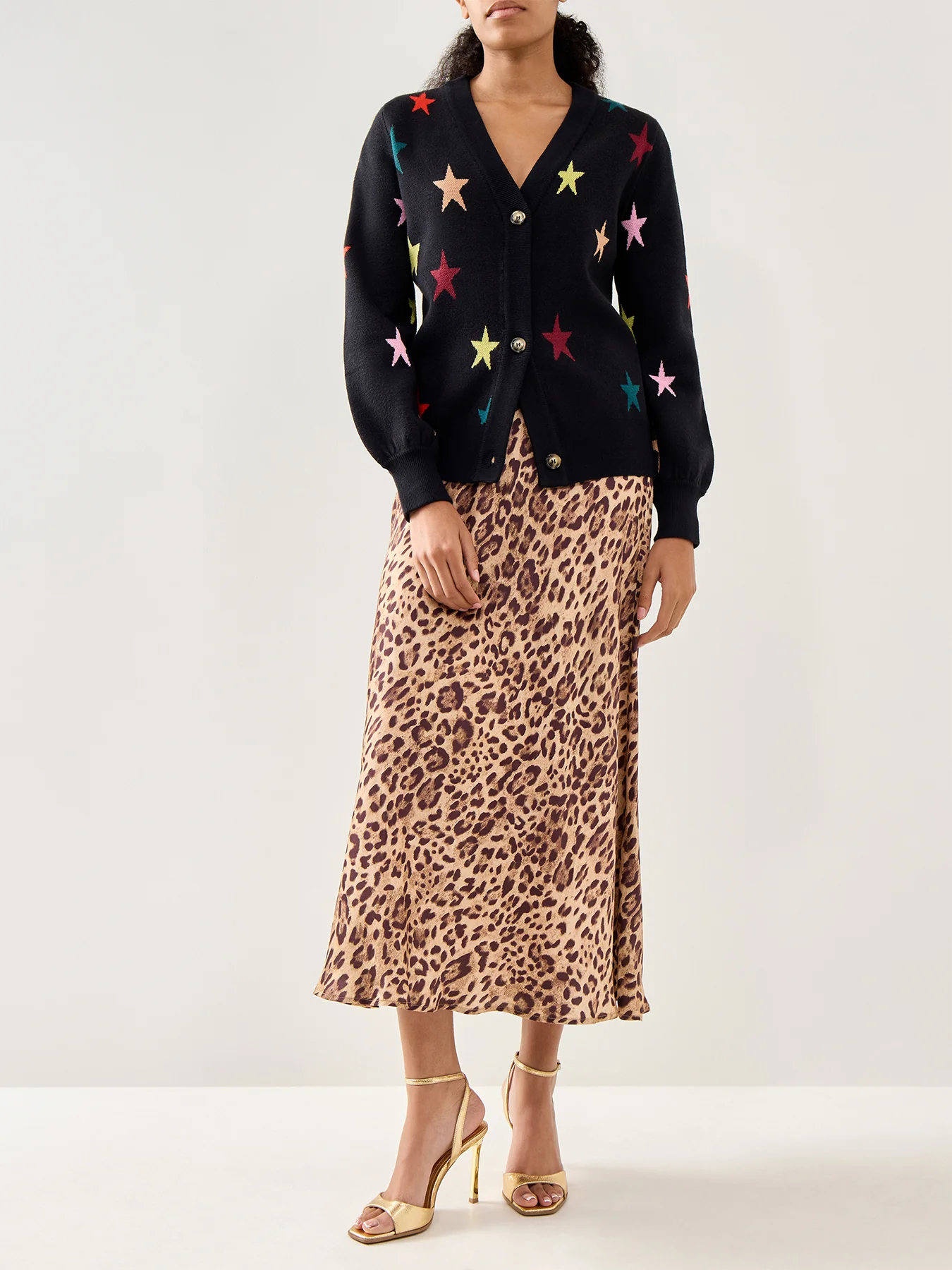 Star Cardigan Black - Image 2