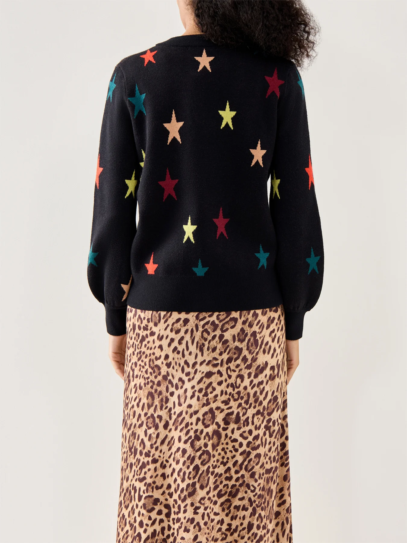 Star Cardigan Black - Image 5