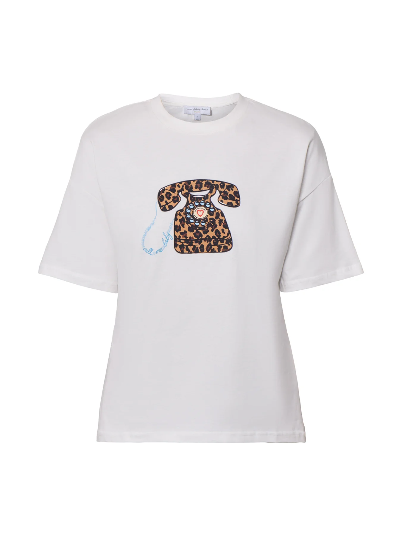 Call Me Boxy Cotton T-Shirt White