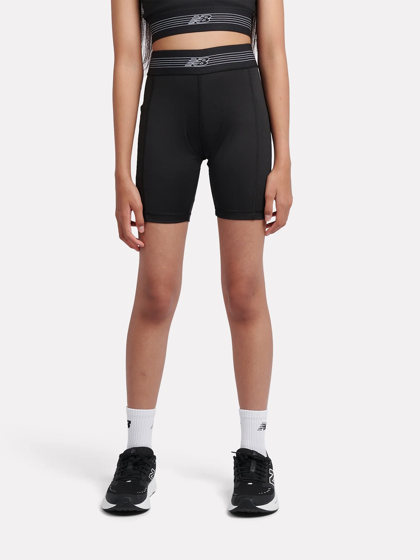 Kids' Performance Pocket Cycle Shorts Black - Image 3