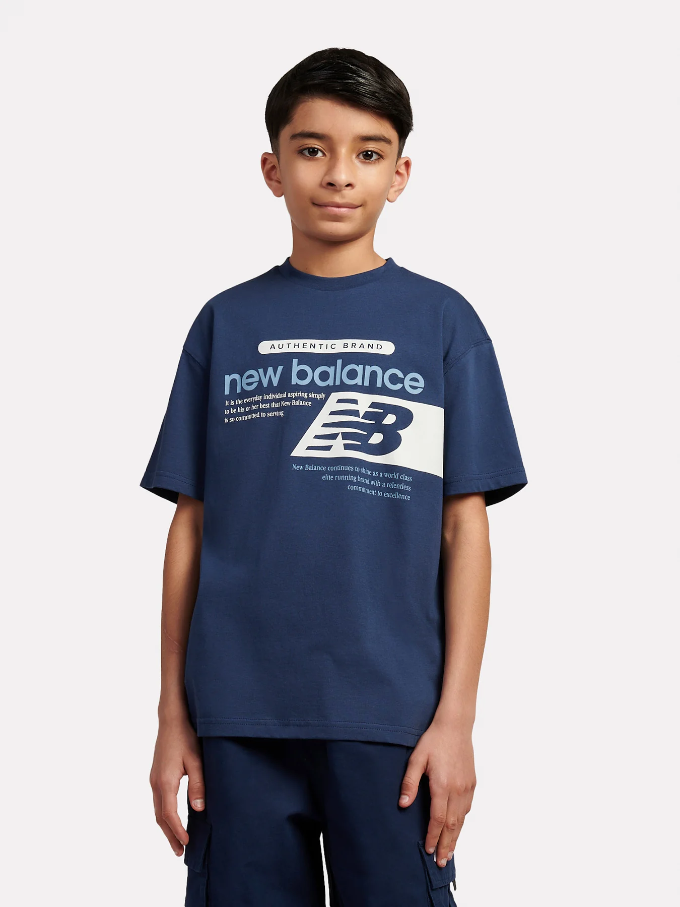 Boys’ Authentic Brand Graphic Tee Black - Image 4