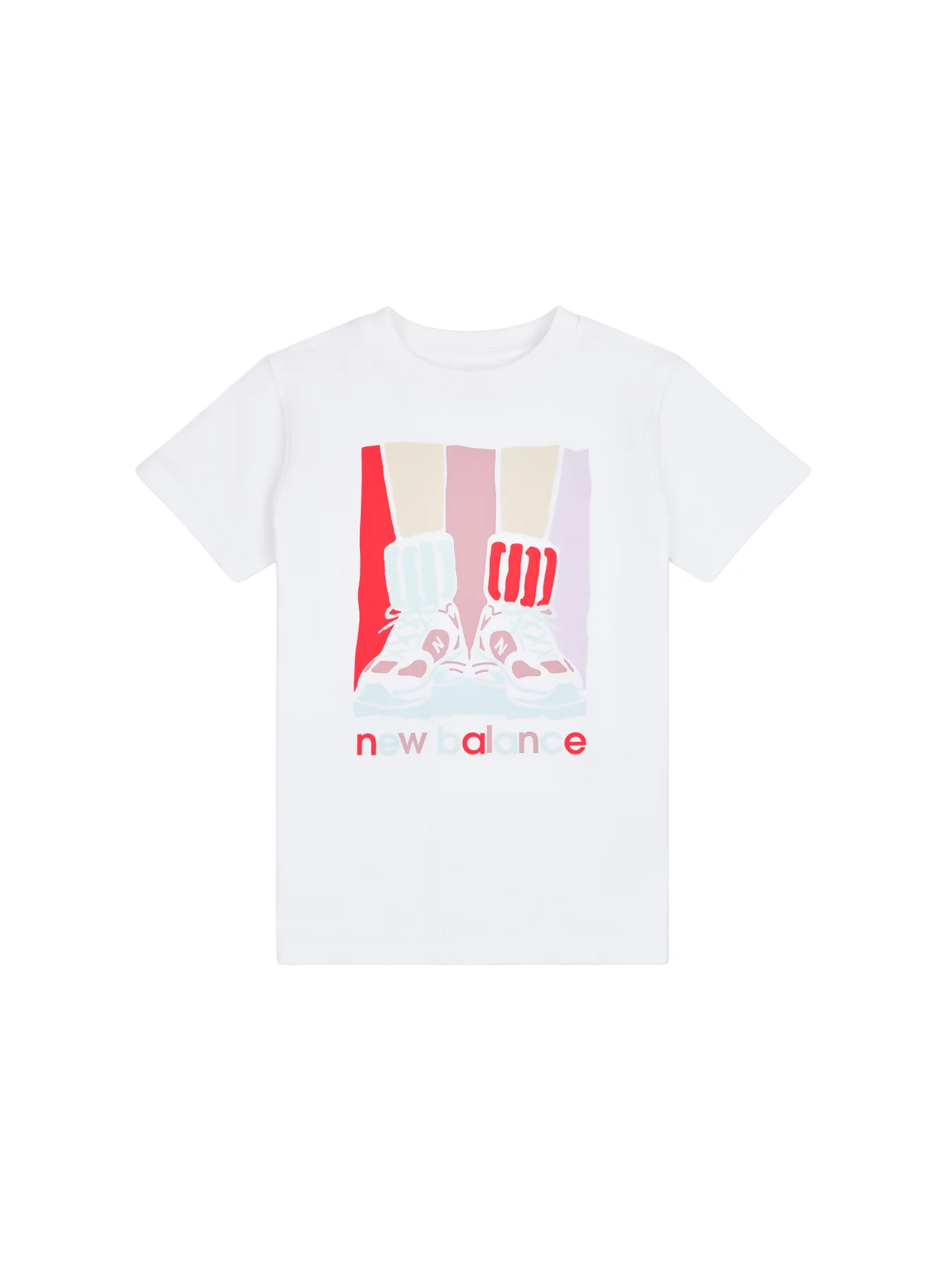 Girlsā Colourblock Shoe Graphic Tee Multi