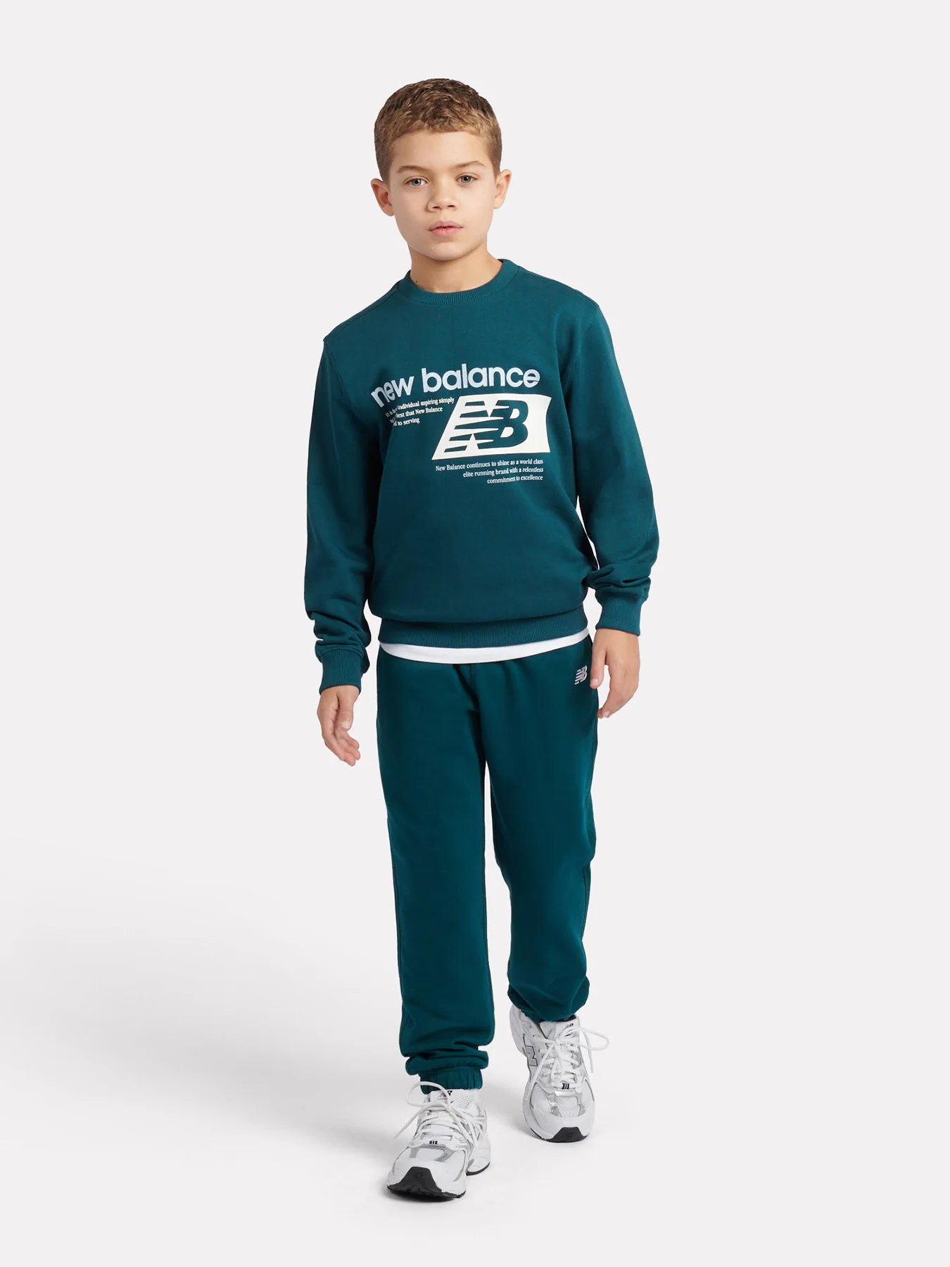 Kids' Players Graphic Sweatshirt Green - Image 2