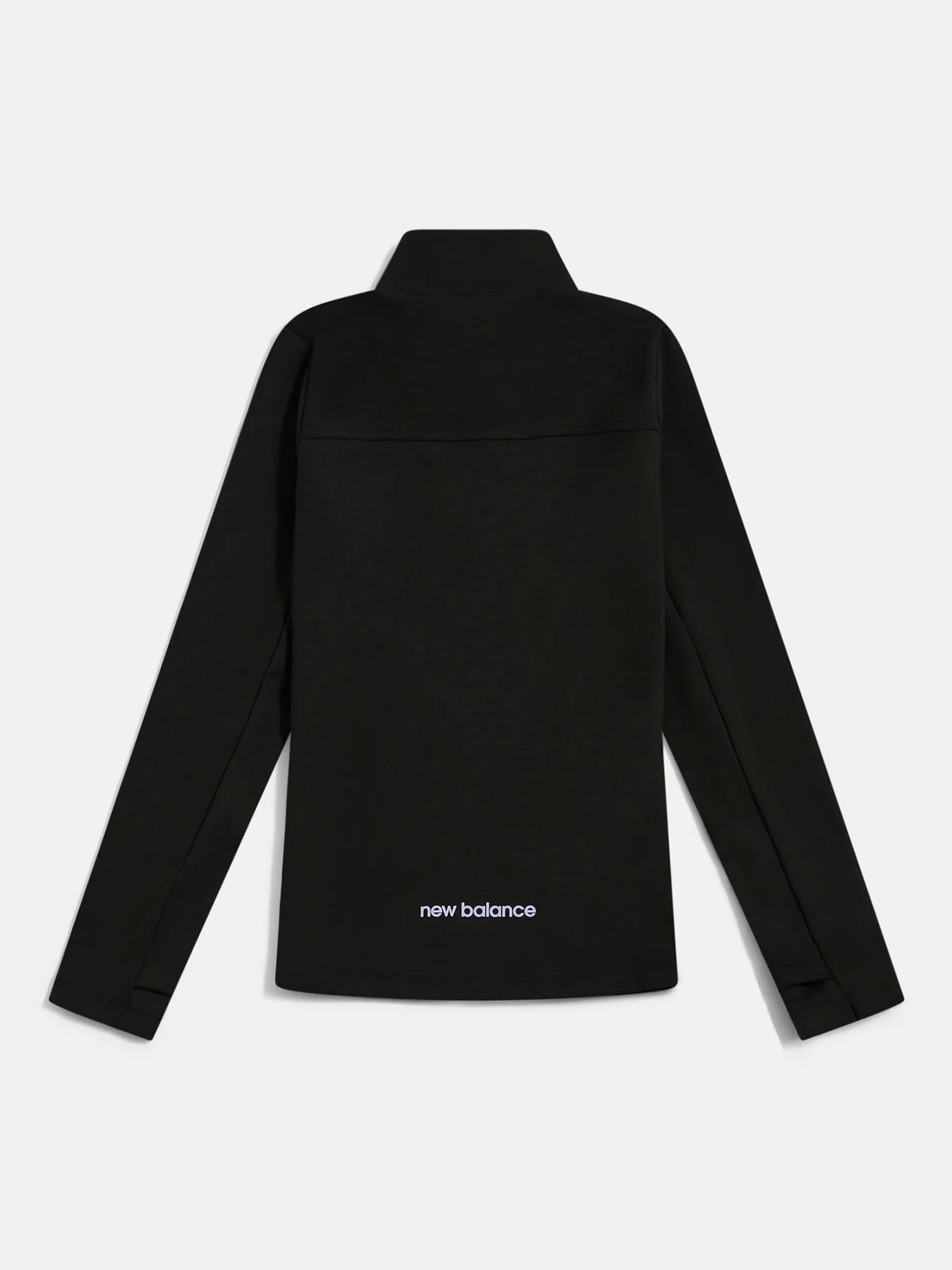 Kids' Performance Full Zip Funnel Top Black - Image 2