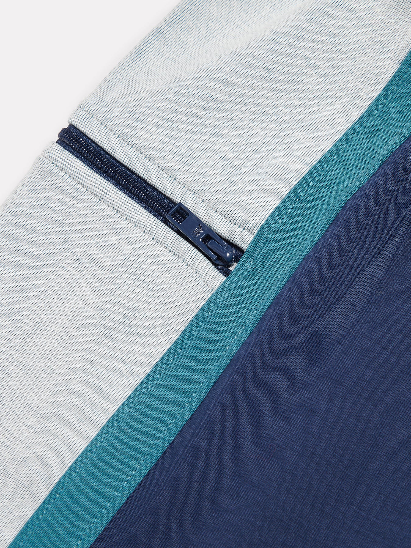 Kids' Premium Panelled Shorts Navy - Image 4