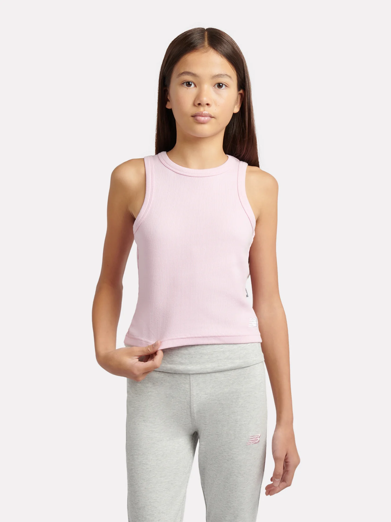 Kids' Rib Vest Light Raspberry - Image 2