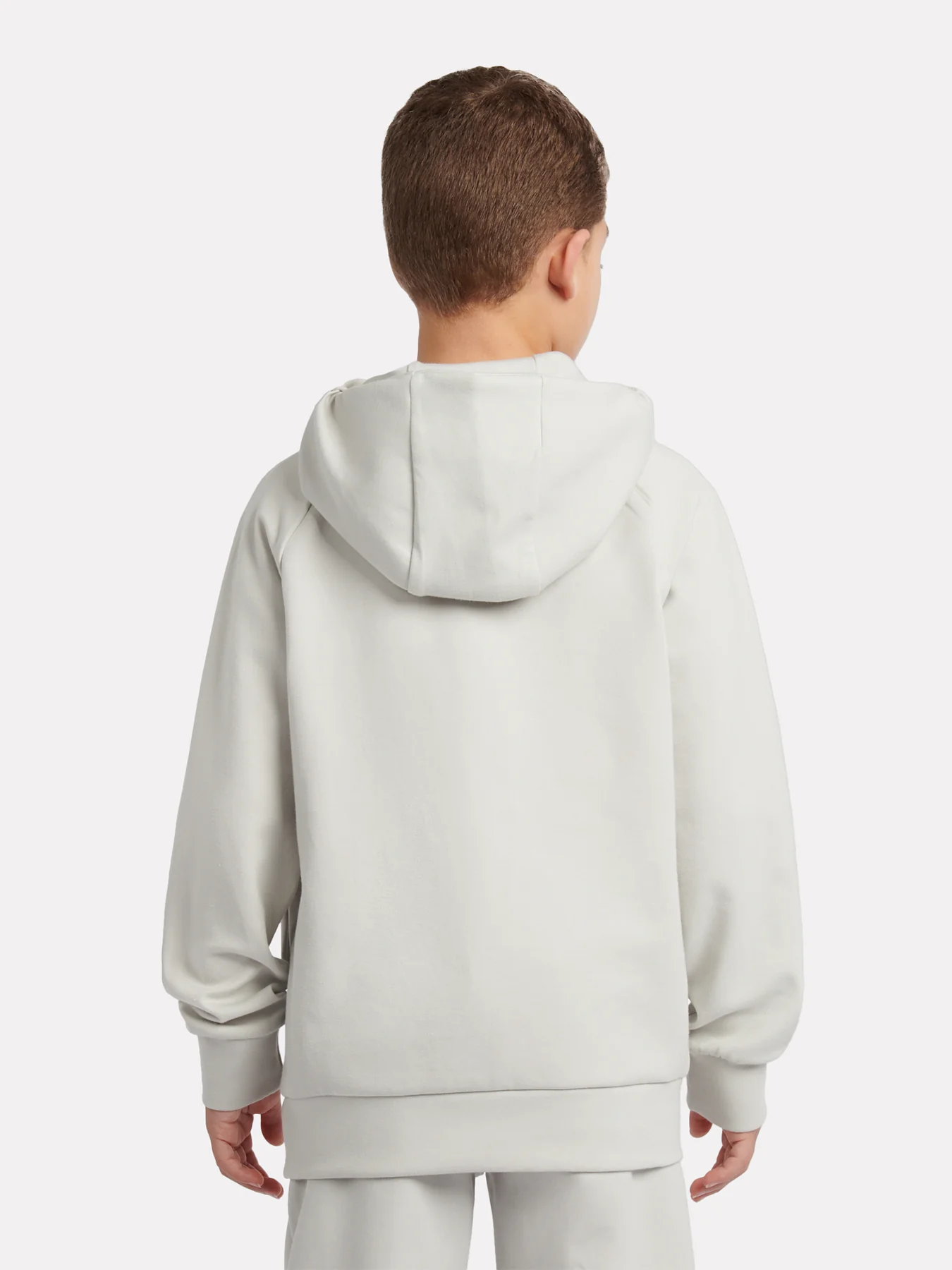 Kids' Tech Knit Performance Hoodie Grey - Image 7