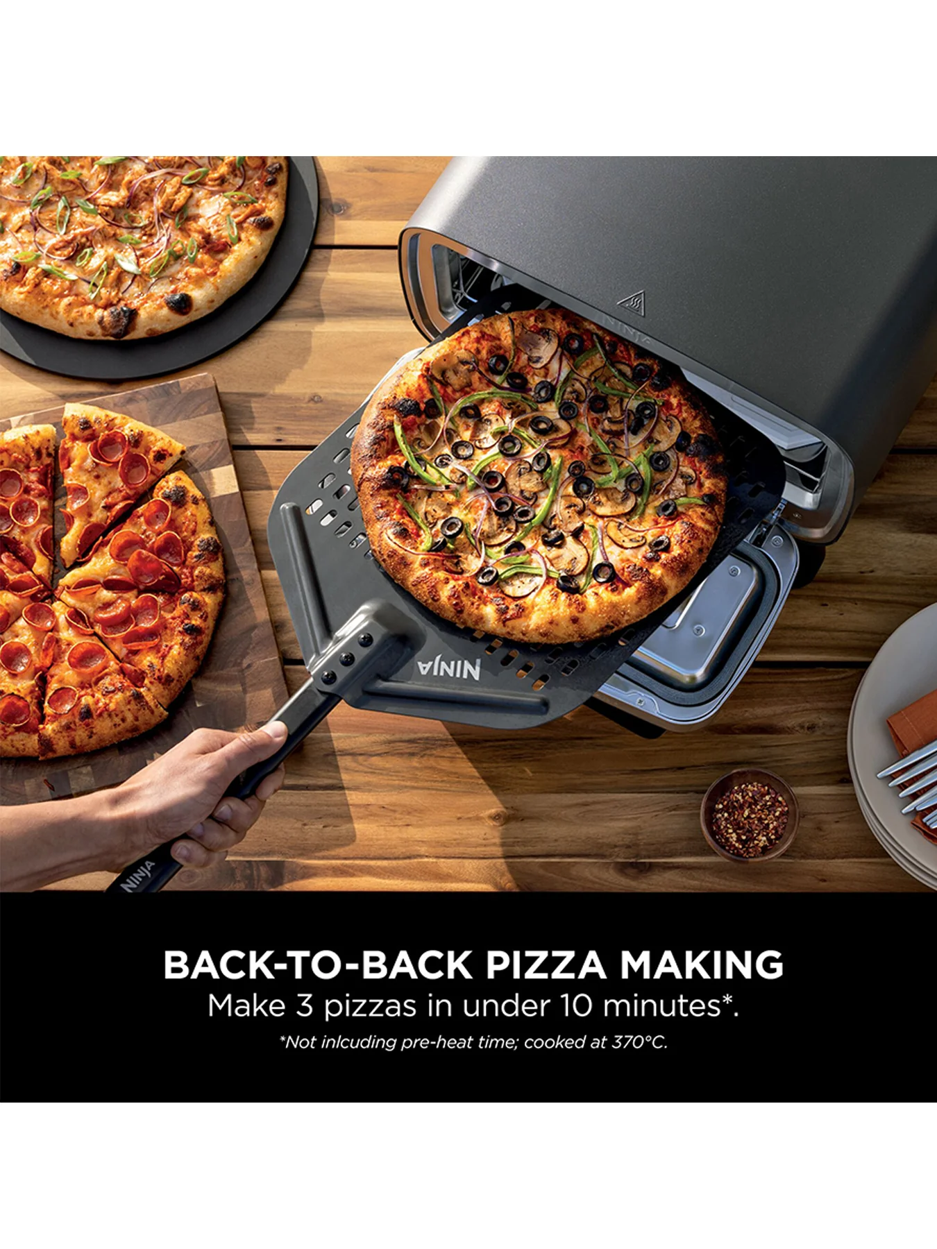Artisan Outdoor Pizza and Air Fry Oven Grey - Image 2